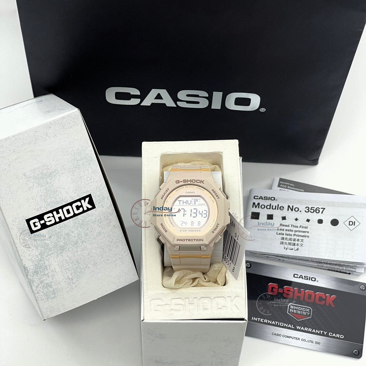 Casio G-Shock Women's Watch GMD-B300-4 G-Squad Bio-based Resin Shock Resistant Mobile link Bluetooth