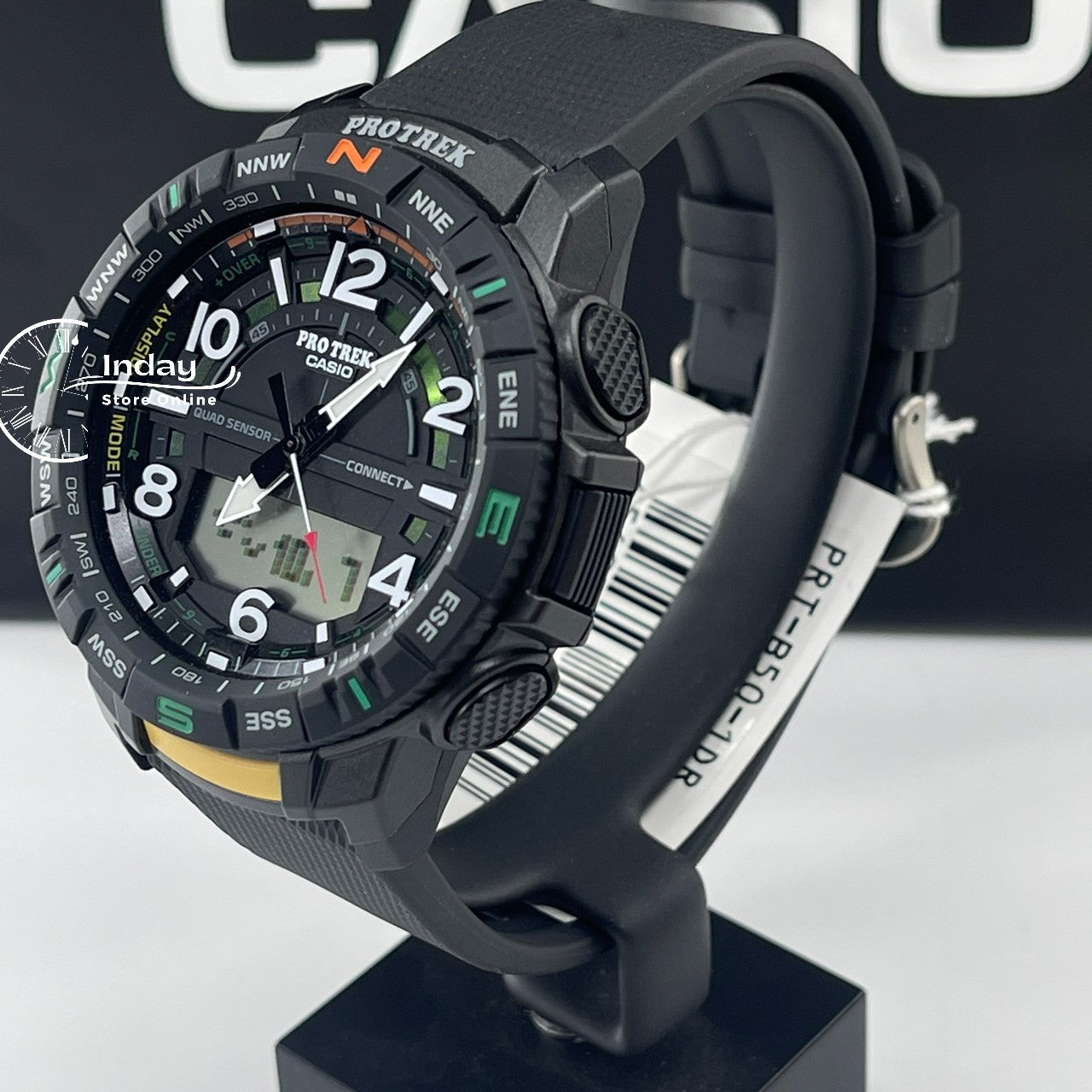 Casio Men's Watch PRT-B50-2 PRO TREK Resin Band Mineral Glass
