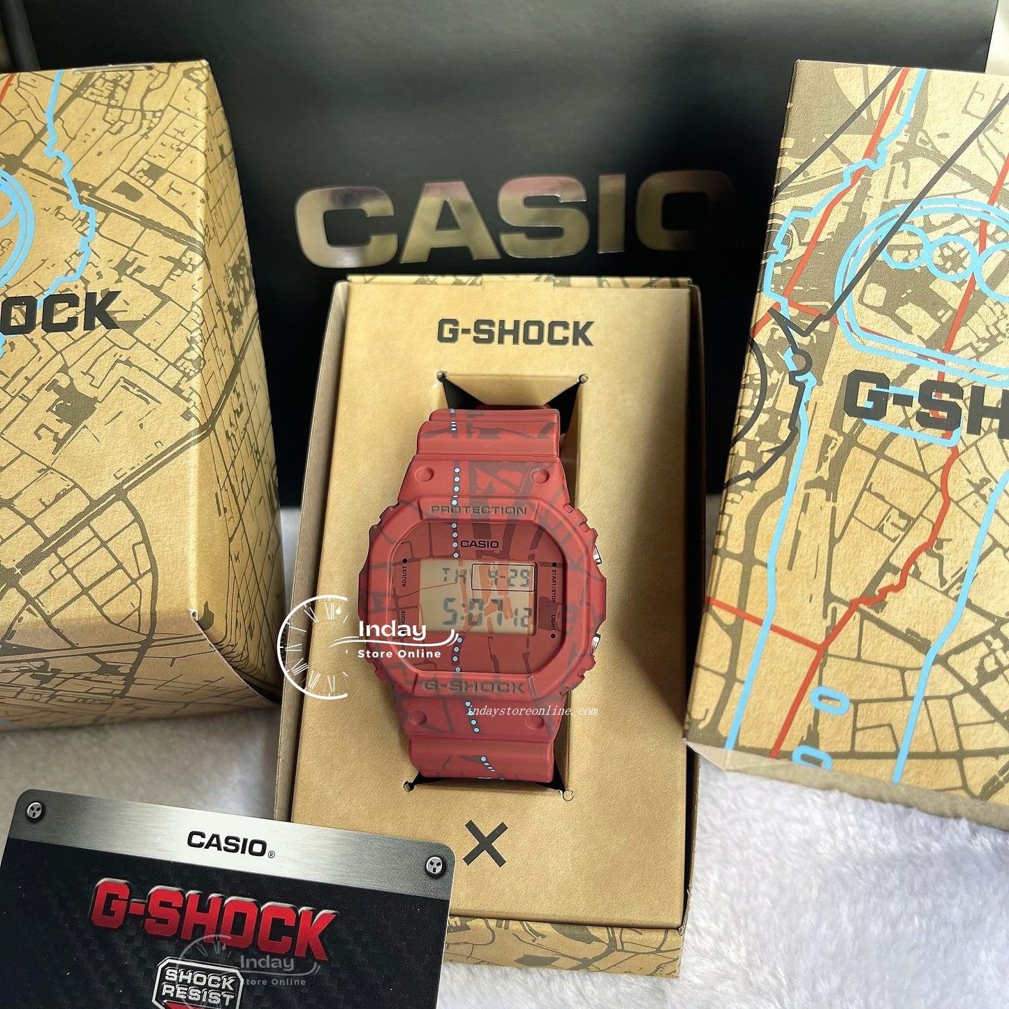 Casio G-Shock Men's Watch DW-5600SBY-4 Digital 5600 Series Retro Street Treasure Hunt Watches