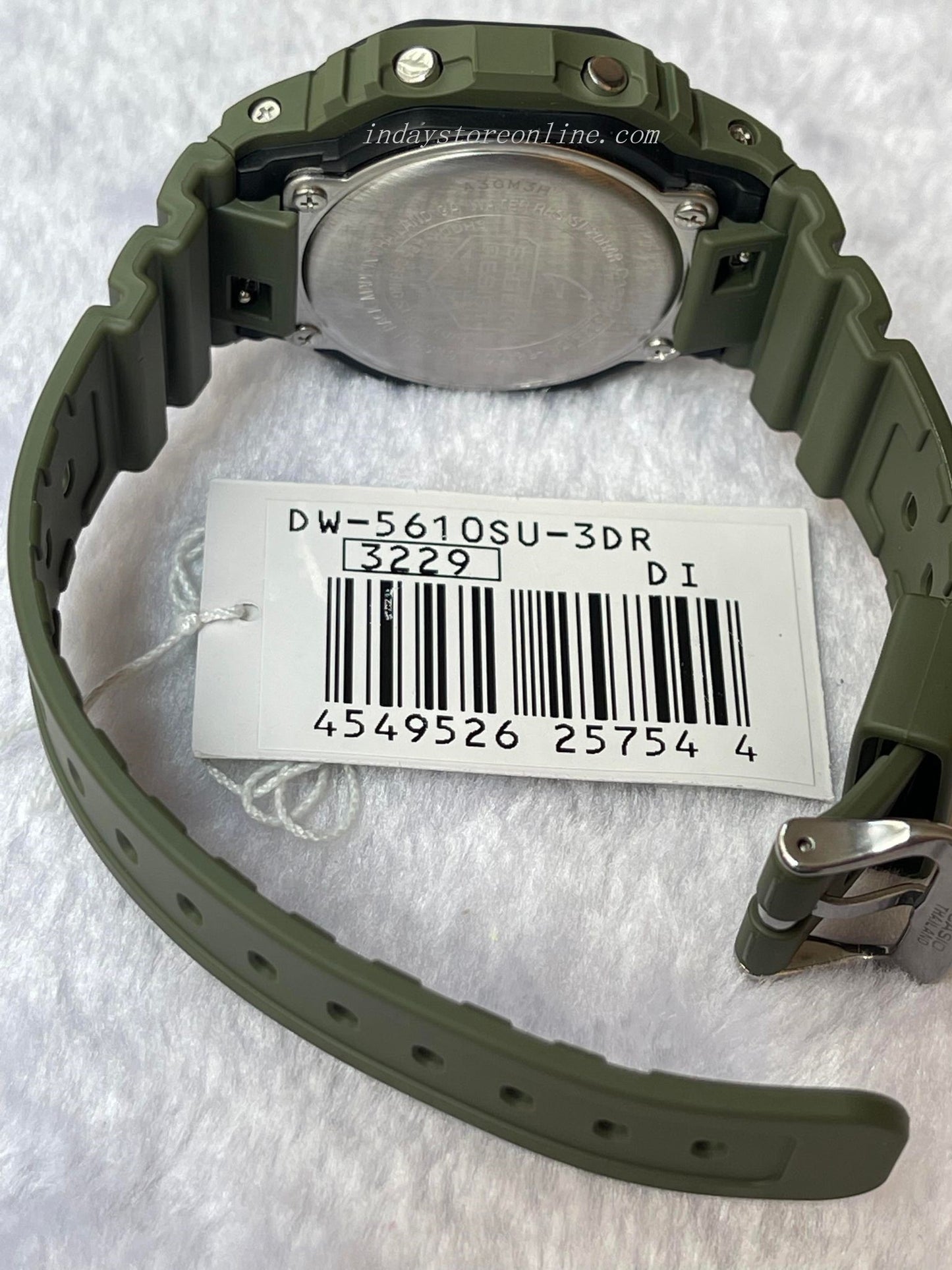 Casio G-Shock Men's Watch DW-5610SU-3 Digital 5600 Series Sports Watch Resin Band Shock Resistant