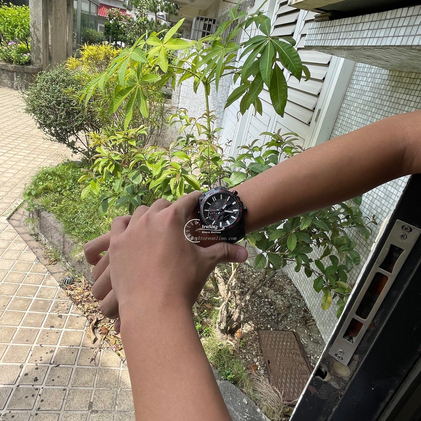 Casio Edifice Men's Watch ECB-2000PB-1A Edifice Sospensione Tough Solar Mobile link Bluetooth