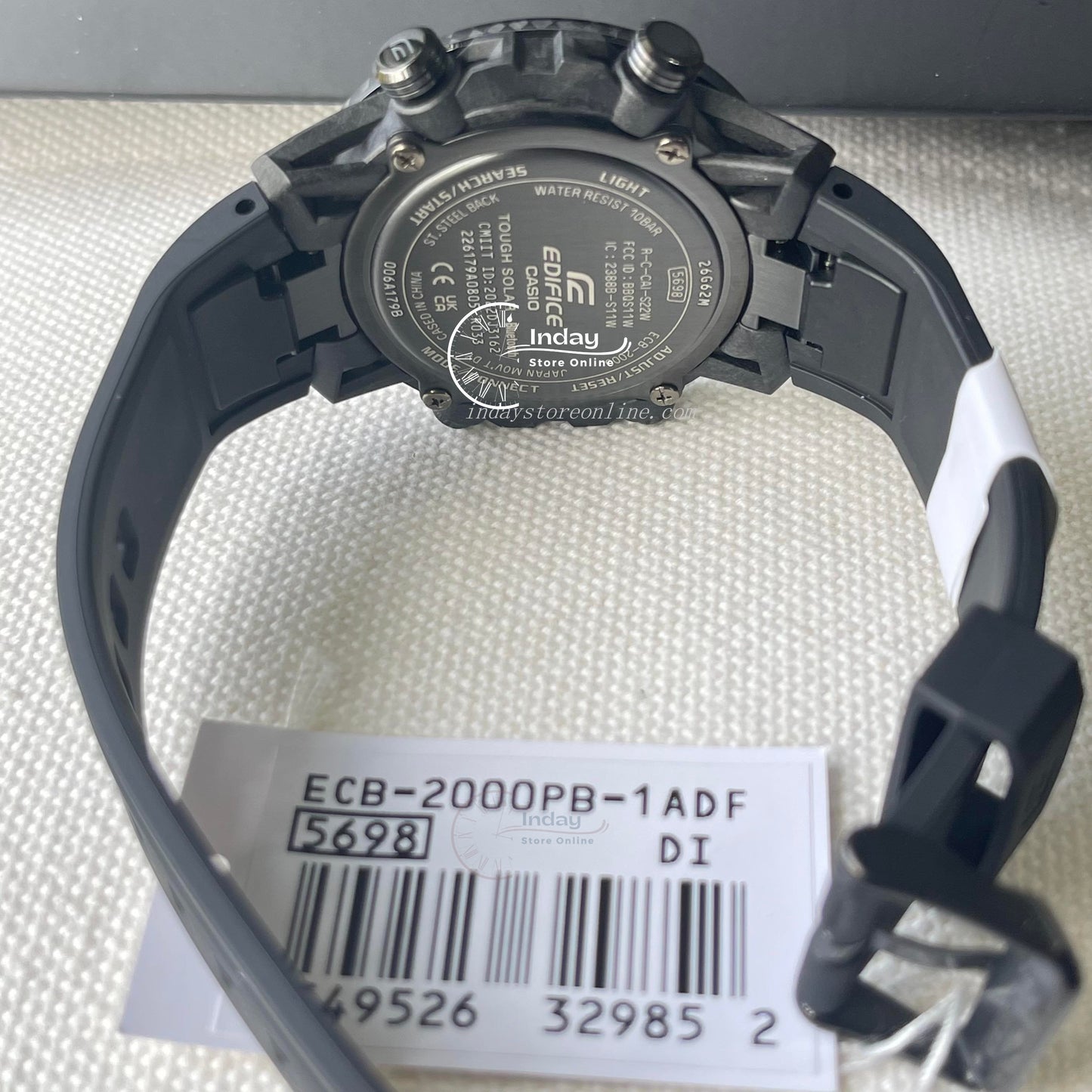 Casio Edifice Men's Watch ECB-2000PB-1A Edifice Sospensione Tough Solar Mobile link Bluetooth