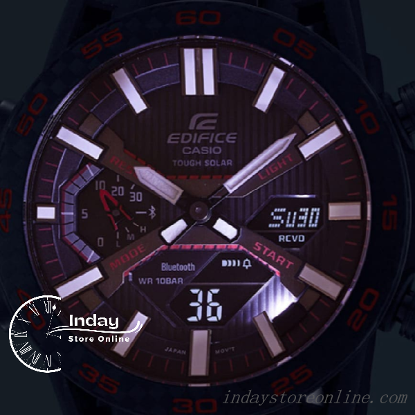 Casio Edifice Men's Watch ECB-2000PB-1A Edifice Sospensione Tough Solar Mobile link Bluetooth