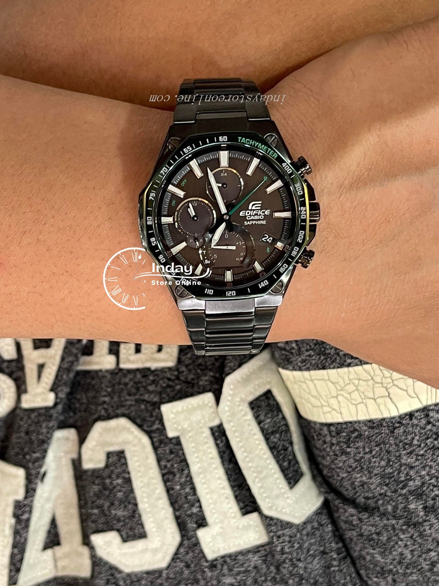 Casio Edifice Men's Watch EQB-1100XDC-1A Smartphone Link Model Solar Powered