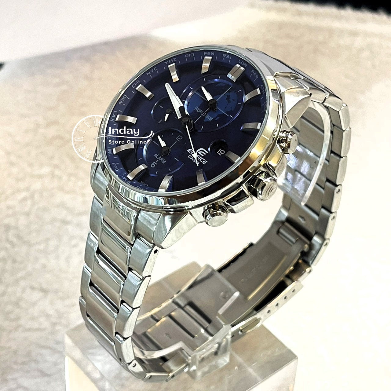 Casio Edifice Men's Watch ETD-310D-2A Stainless Steel Band Mineral Glass