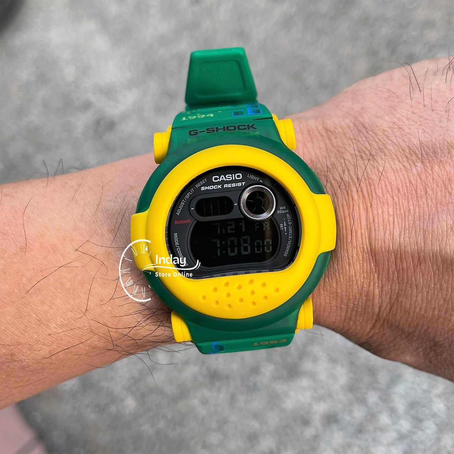 Casio G-Shock Men's Watch G-B001RG-3 Digital DW-001 Series Retro Gaming Graphics Interchangeable Translucent Bands