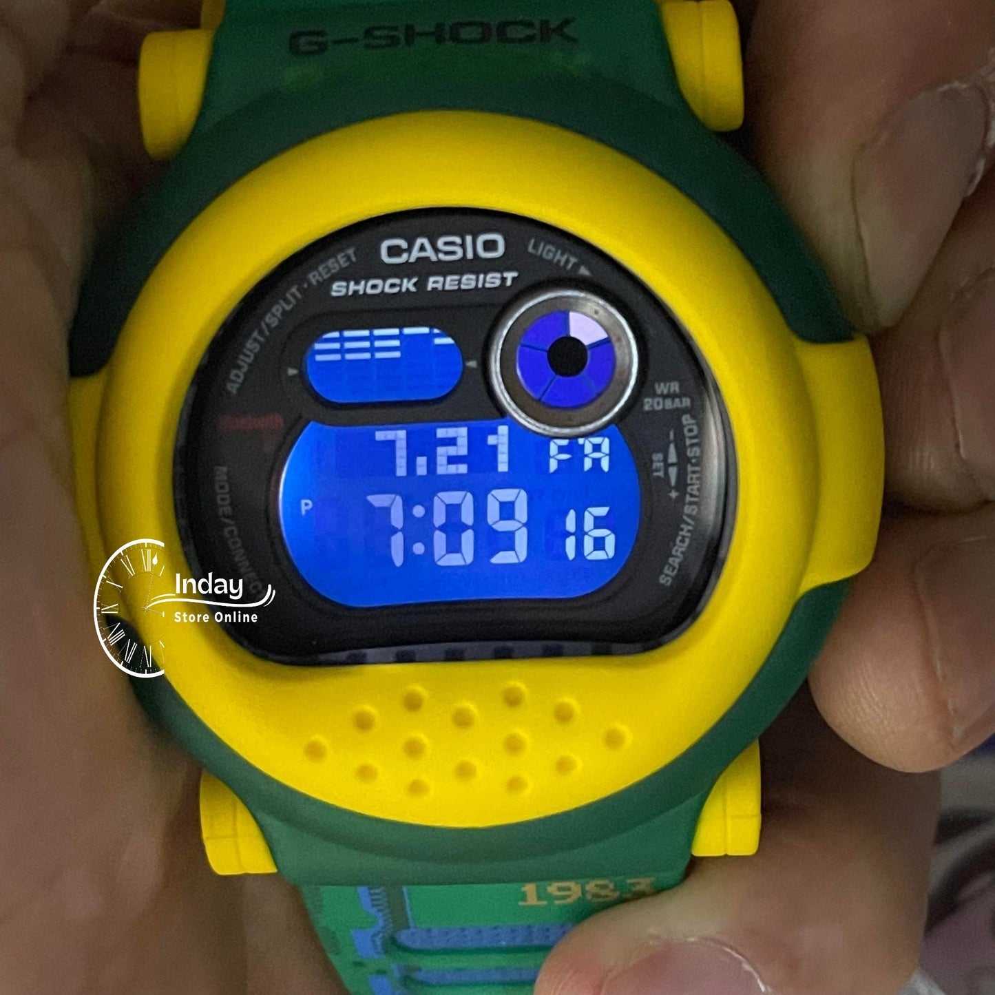 Casio G-Shock Men's Watch G-B001RG-3 Digital DW-001 Series Retro Gaming Graphics Interchangeable Translucent Bands
