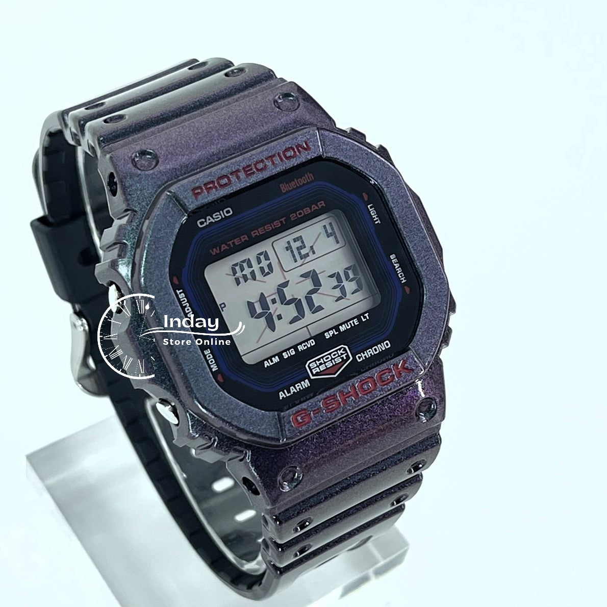 Casio G-Shock Men's Watch DW-B5600AH-6 Digital 5600 Series New Arrival Mobile link (Wireless linking using Bluetooth®)