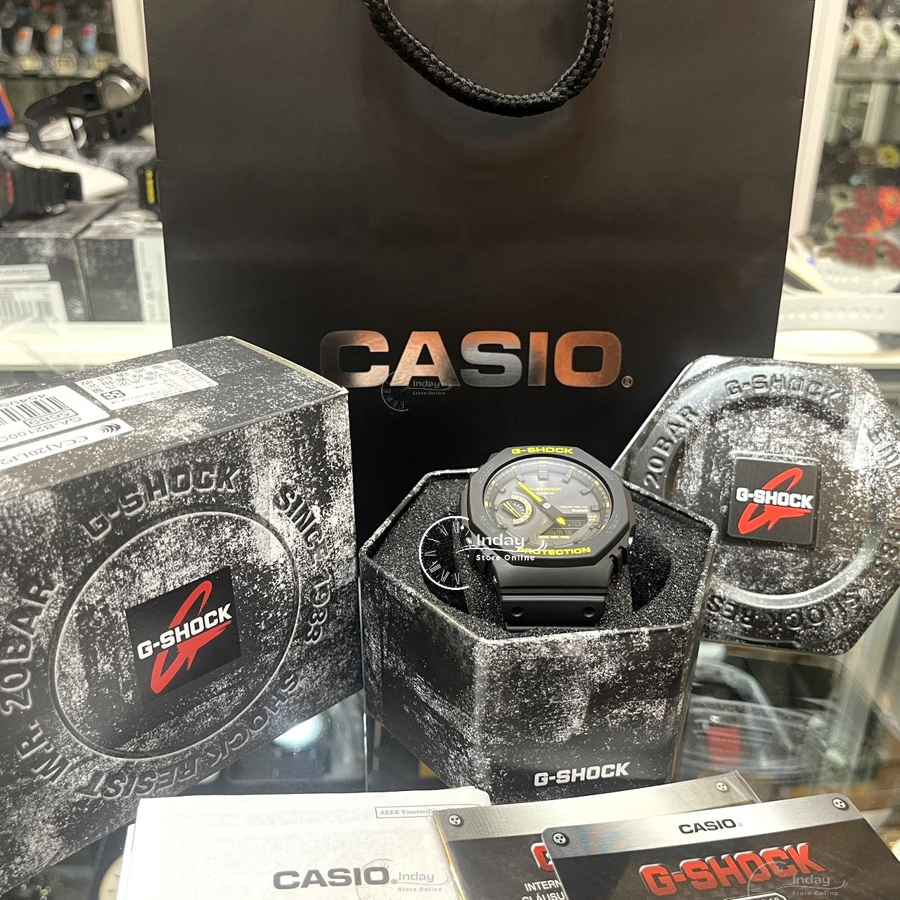 Casio G-Shock Men's Watch GA-B2100CY-1A Analog-Digital 2100 Series New Release Shock Resistant Carbon Core Guard Structure Tough Solar (Solar powered)