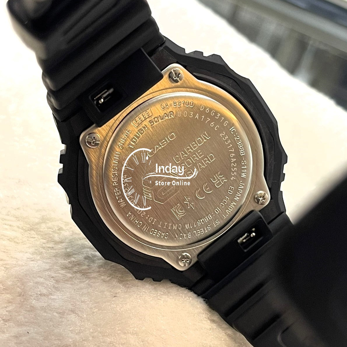 Casio G-Shock Unisex Watch GA-B2100FC-1A Analog-Digital 2100 Series New Arrival Carbon Core Guard Structure Tough Solar (Solar powered)