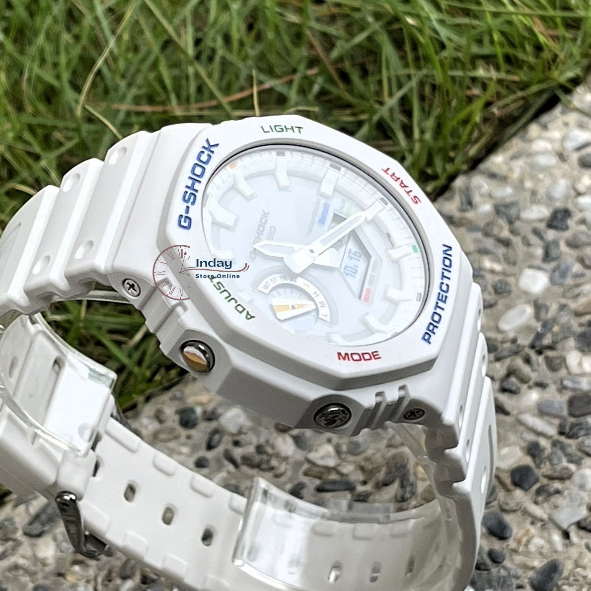 Casio G-Shock Unisex Watch GA-B2100FC-7A Analog-Digital 2100 Series New Arrival Carbon Core Guard Structure Tough Solar (Solar powered)