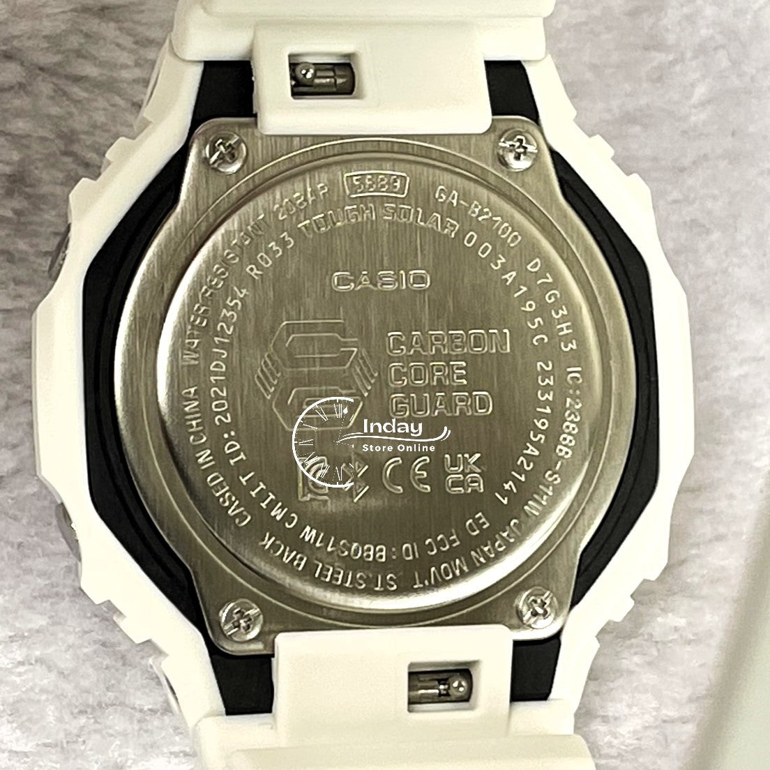 Casio G-Shock Unisex Watch GA-B2100FC-7A Analog-Digital 2100 Series New Arrival Carbon Core Guard Structure Tough Solar (Solar powered)