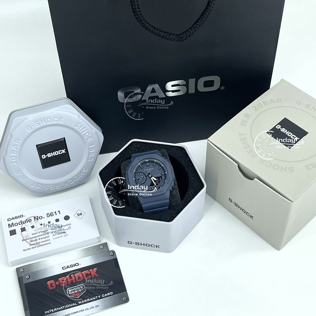 Casio G-Shock Women's Watch GMA-S2100BA-2A1 Analog-Digital Shock Resistant Carbon Core Guard Structure