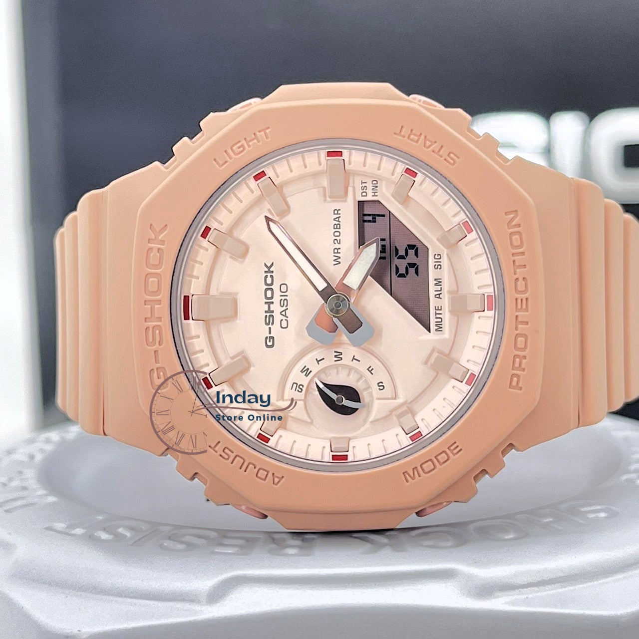Casio G-Shock Women's Watch GMA-S2100NC-4A2 Analog-Digital New Arrival Shock Resistant Carbon Core Guard Structure