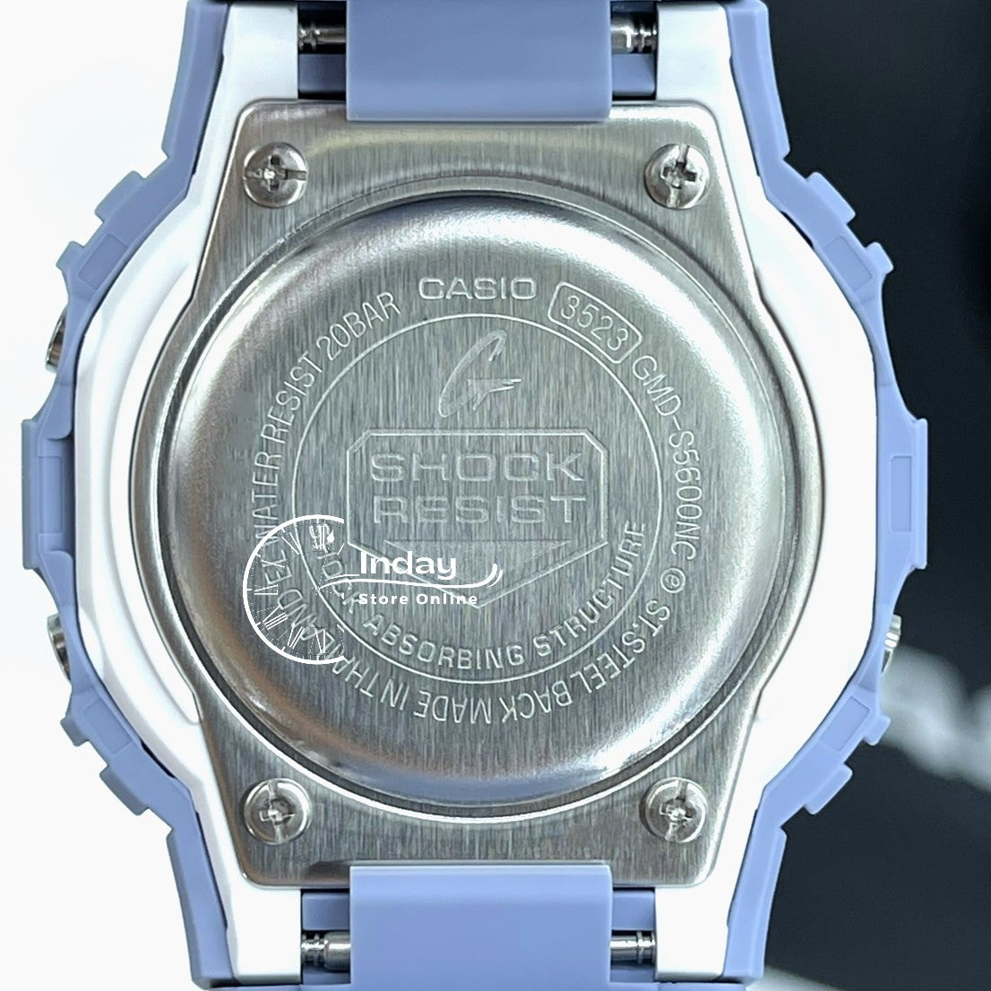 Casio G-Shock Women's Watch GMD-S5600NC-2 Digital Bio-based Resin Band Shock Resistant Mineral Glass