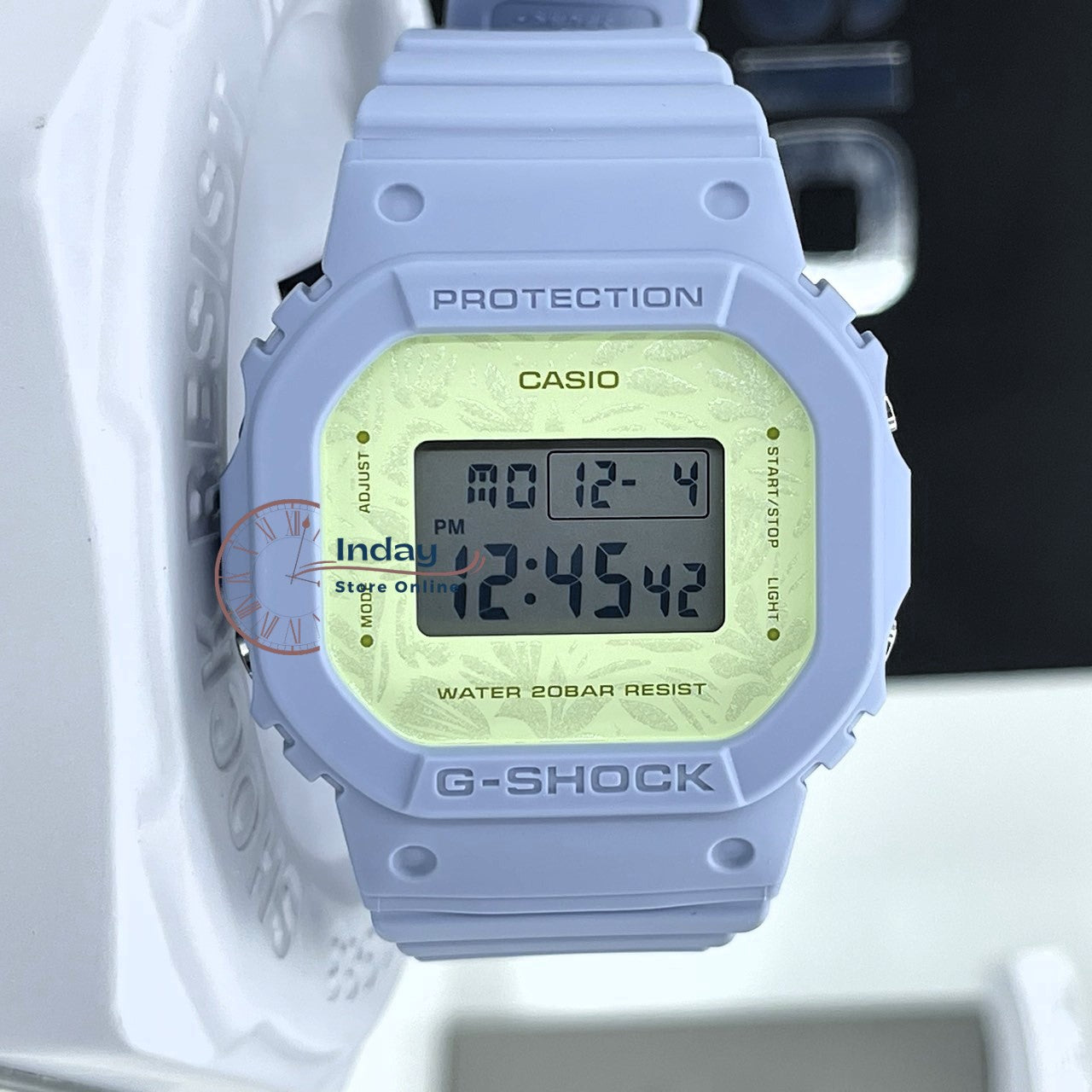 Casio G-Shock Women's Watch GMD-S5600NC-2 Digital Bio-based Resin Band Shock Resistant Mineral Glass
