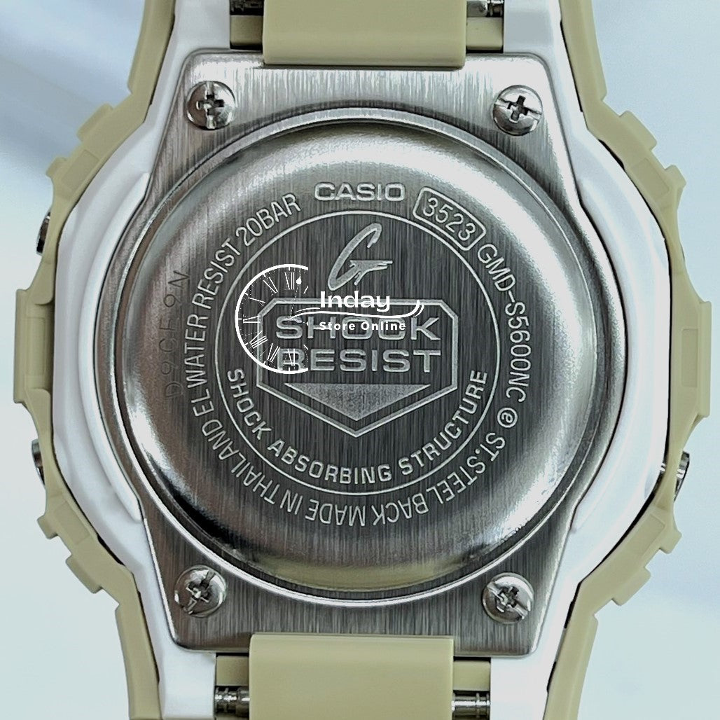 Casio G-Shock Women's Watch GMD-S5600NC-9 Digital Bio-based Resin Band Shock Resistant Mineral Glass