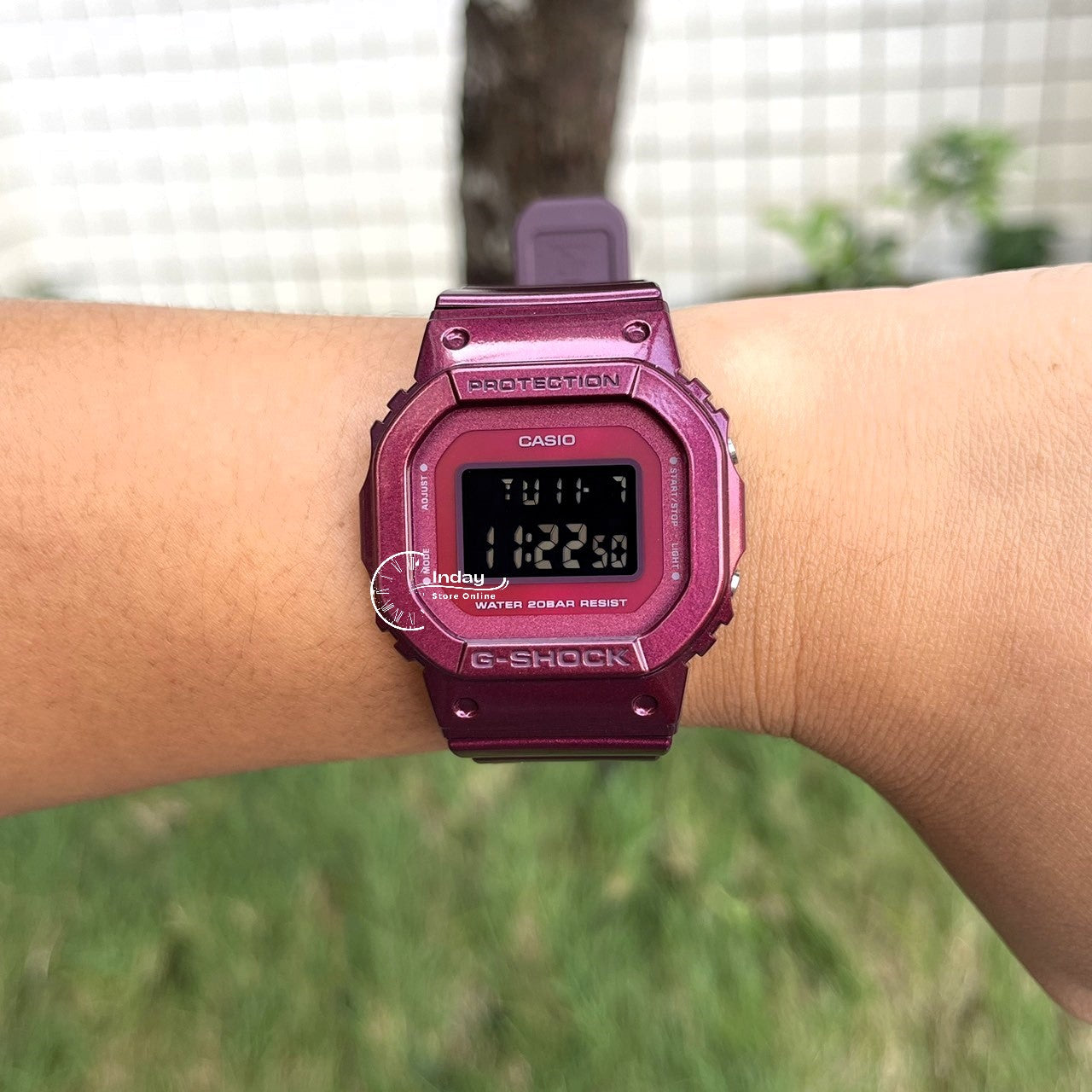 Casio G-Shock Women's Watch GMD-S5600RB-4 Digital New Arrival Shock Resistant Resin Band