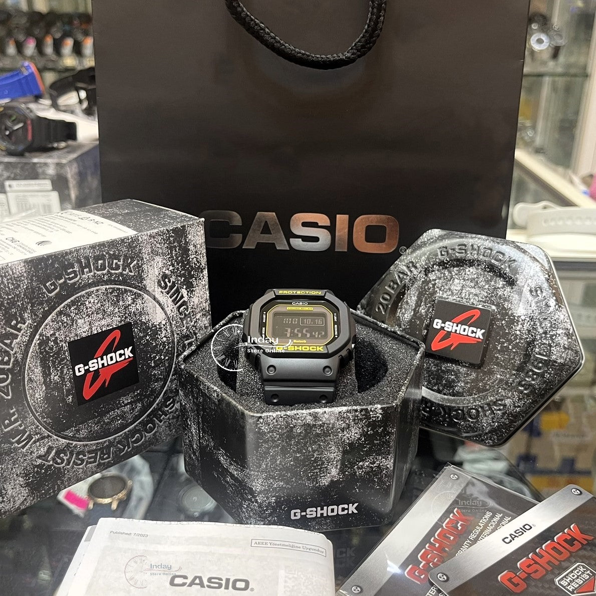 Casio G-Shock Men's Watch GW-B5600CY-1 Digital Black Color 5600 Series Tough Solar (Solar powered)