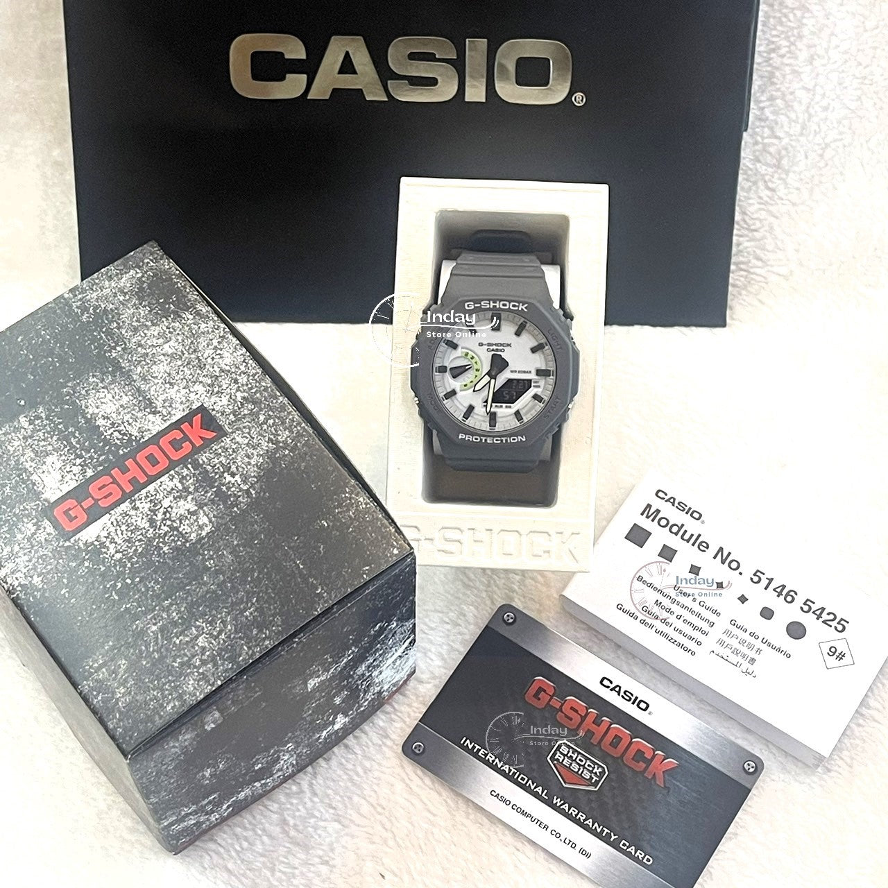 Casio G-Shock Men's Watch GA-2100HD-8A Shock Resistant Carbon Core Guard Structure