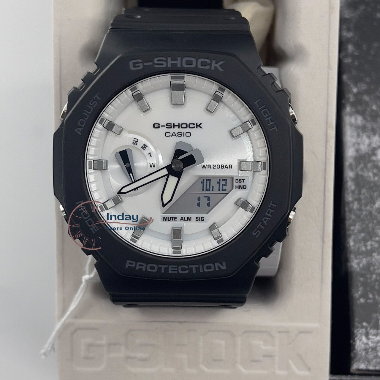 Casio G-Shock Men's Watch GA-2100WD-1A Mineral Glass Shock Resistant Carbon Core Guard Structure