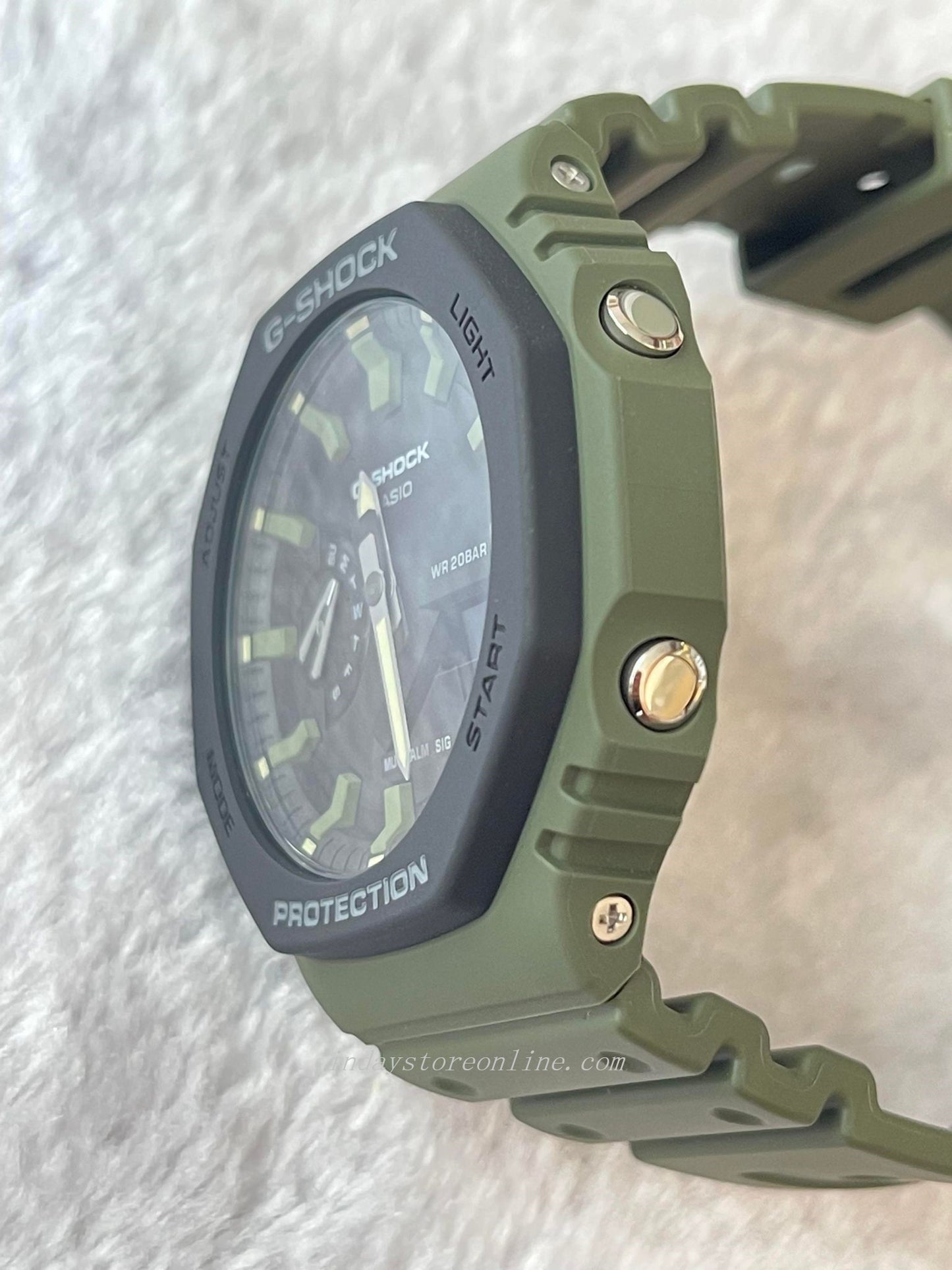 Casio G-Shock Men's Watch GA-2110SU-3A Analog-Digital GA-2100 Series Cool Matte Color