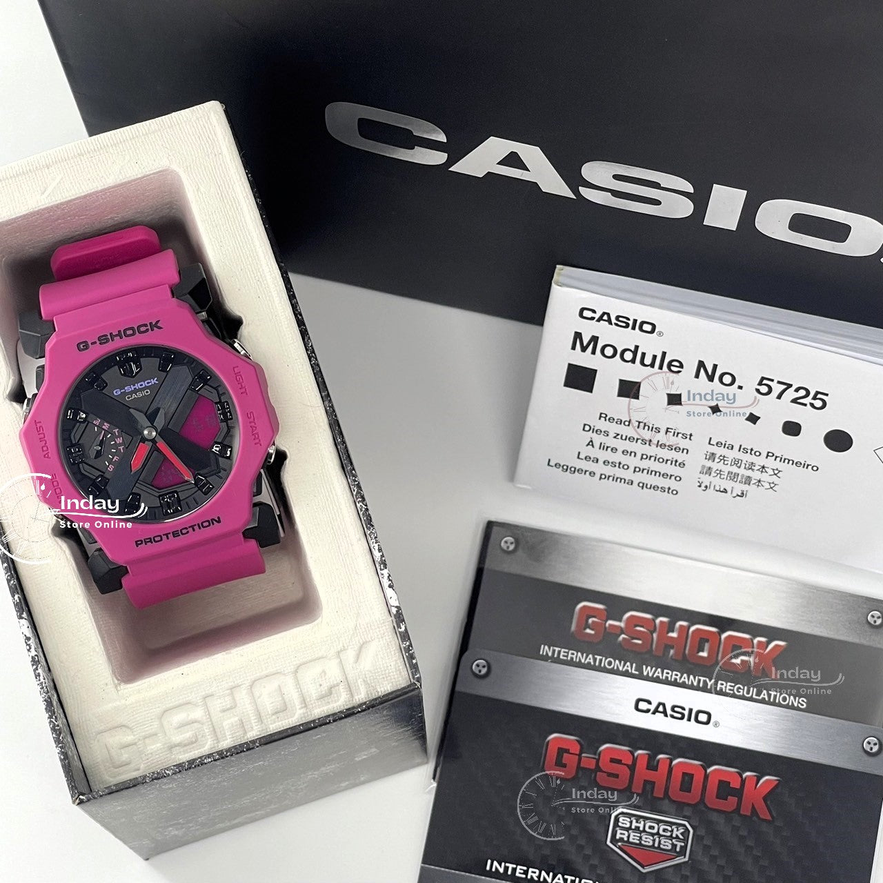 Casio G-Shock Men's Watch GA-2300-4A Resin Band Mineral Glass Shock Resistant