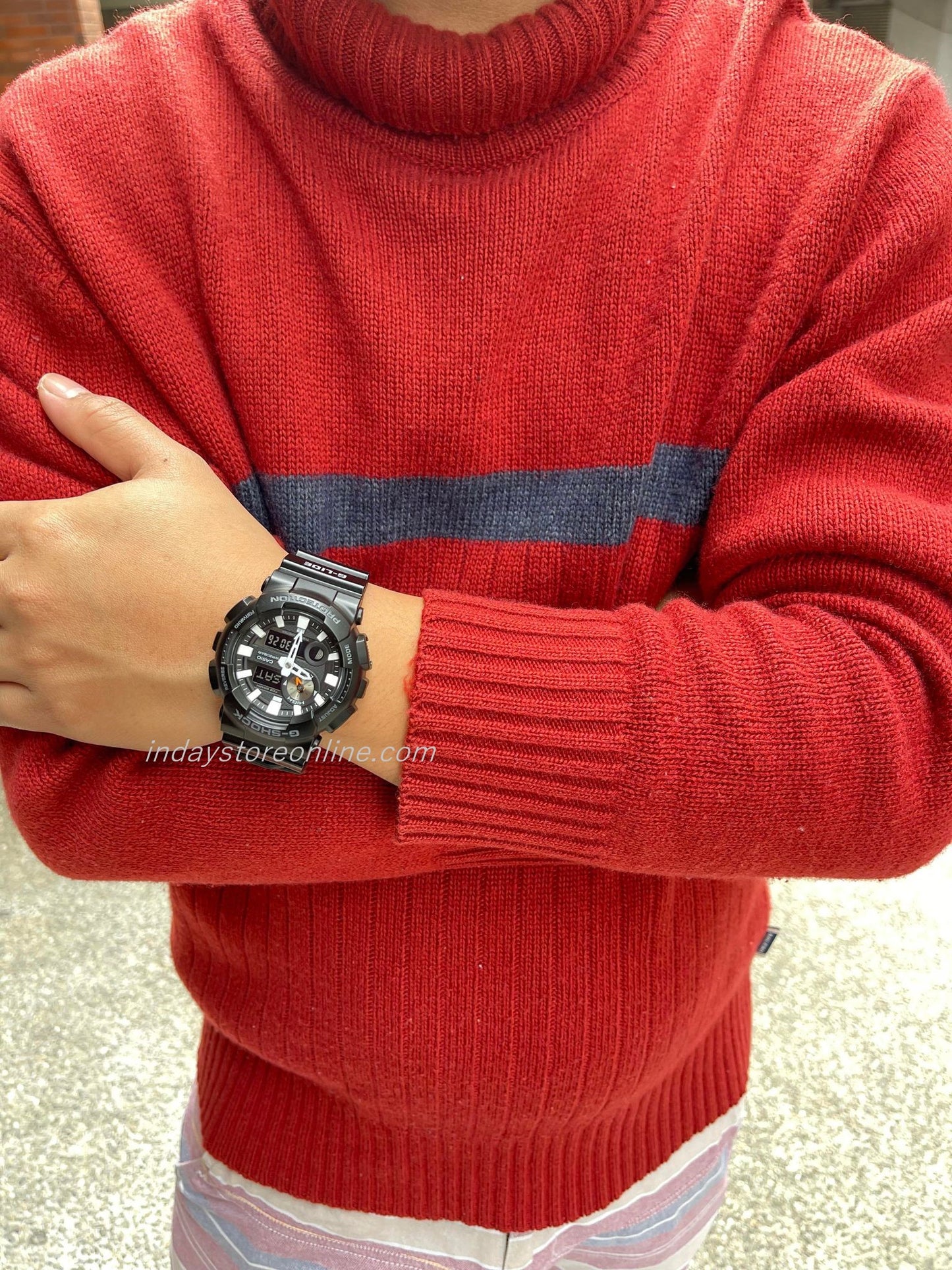 Casio G-Shock G-Lide Men's Watch GAX-100B-1A GAX-100 Series Shock Resistant Magnetic Resistant Mineral Glass