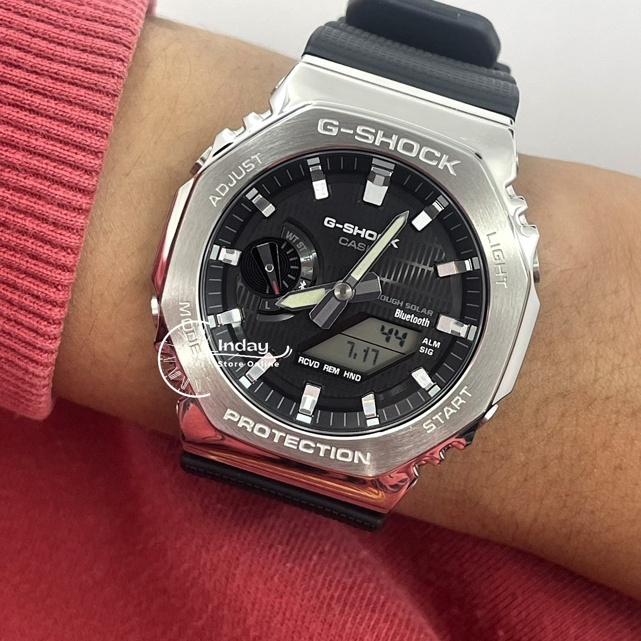 Casio G-Shock G-Steel Men's Watch GBM-2100-1A Shock Resistant Mobile link Bluetooth Tough Solar