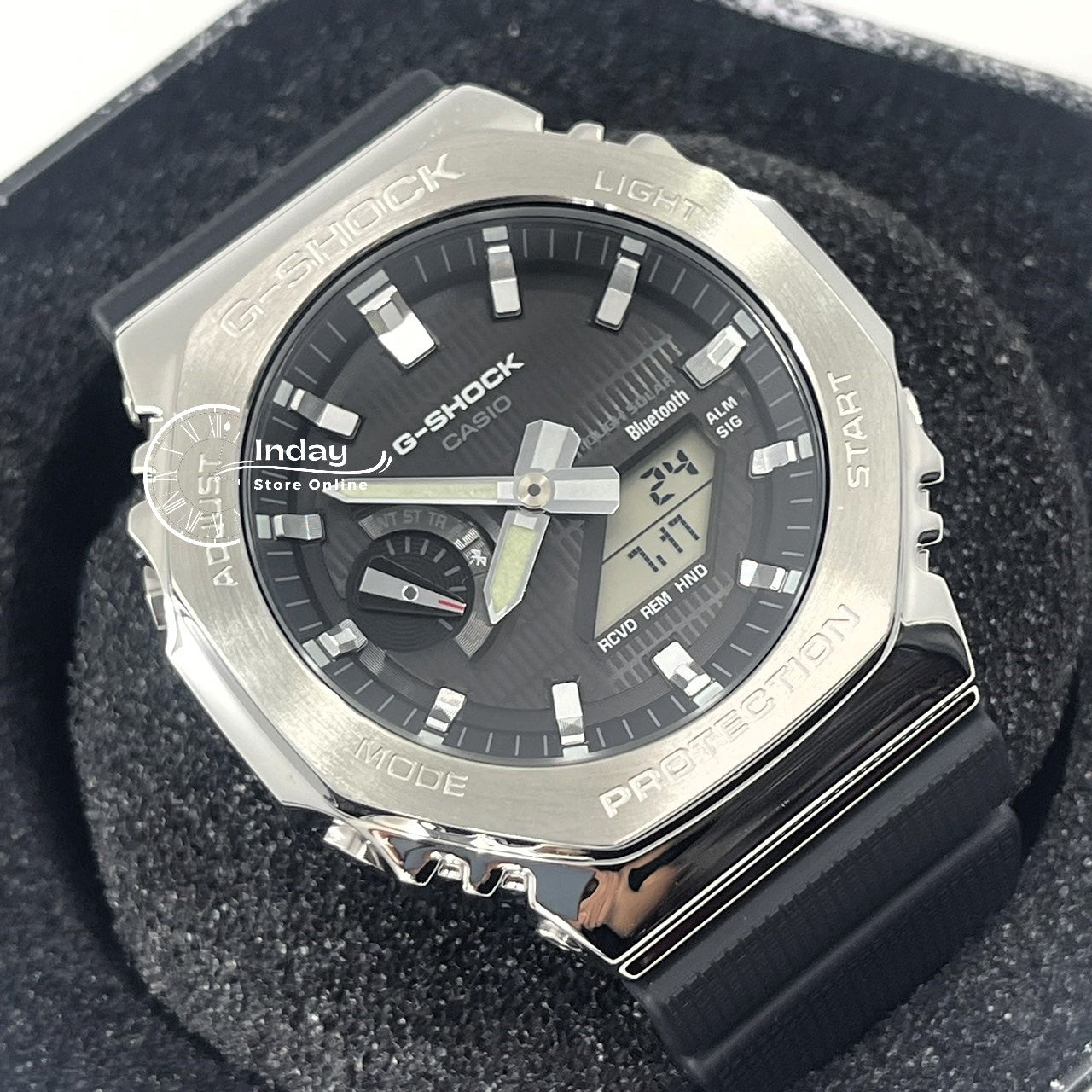 Casio G-Shock G-Steel Men's Watch GBM-2100-1A Shock Resistant Mobile link Bluetooth Tough Solar