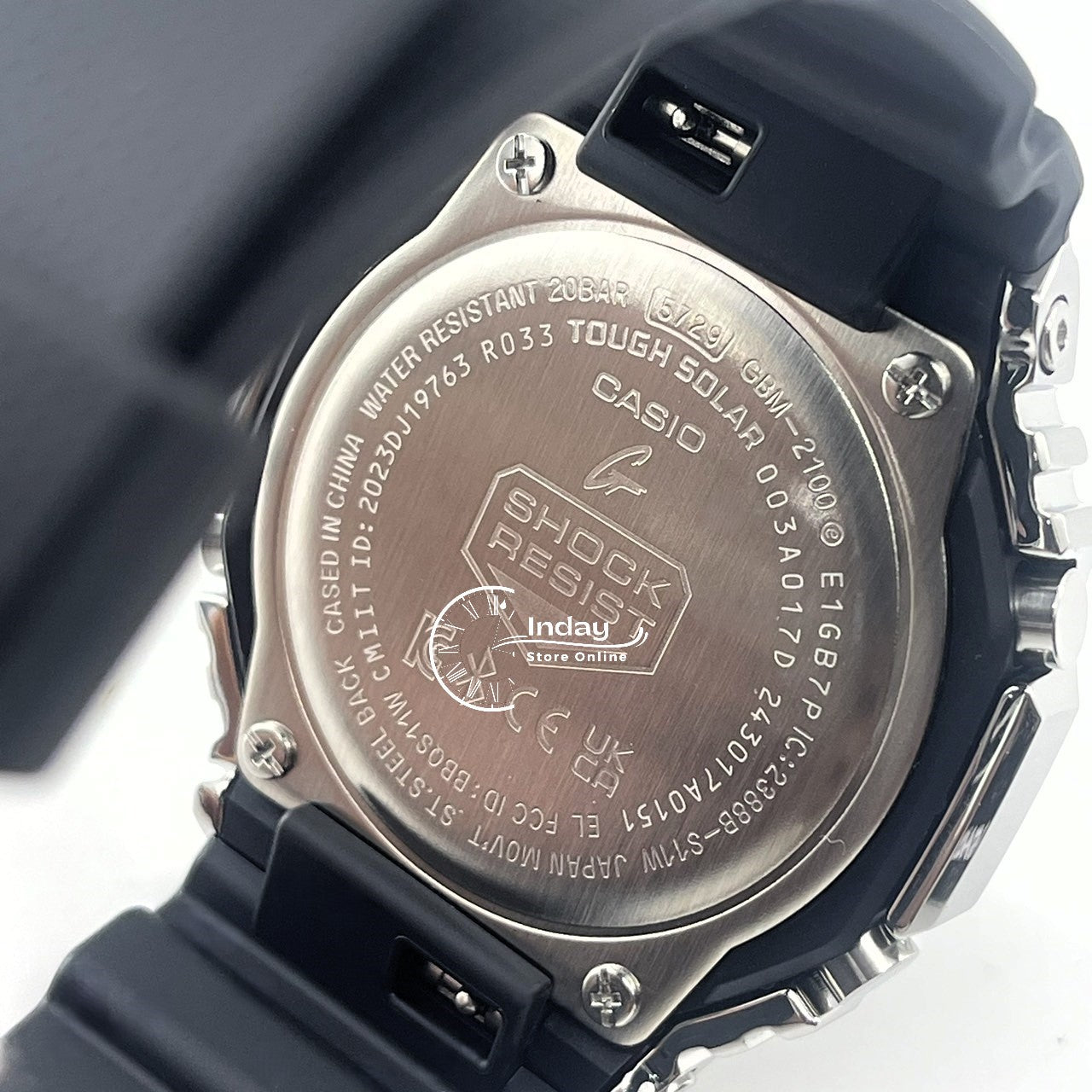 Casio G-Shock G-Steel Men's Watch GBM-2100-1A Shock Resistant Mobile link Bluetooth Tough Solar