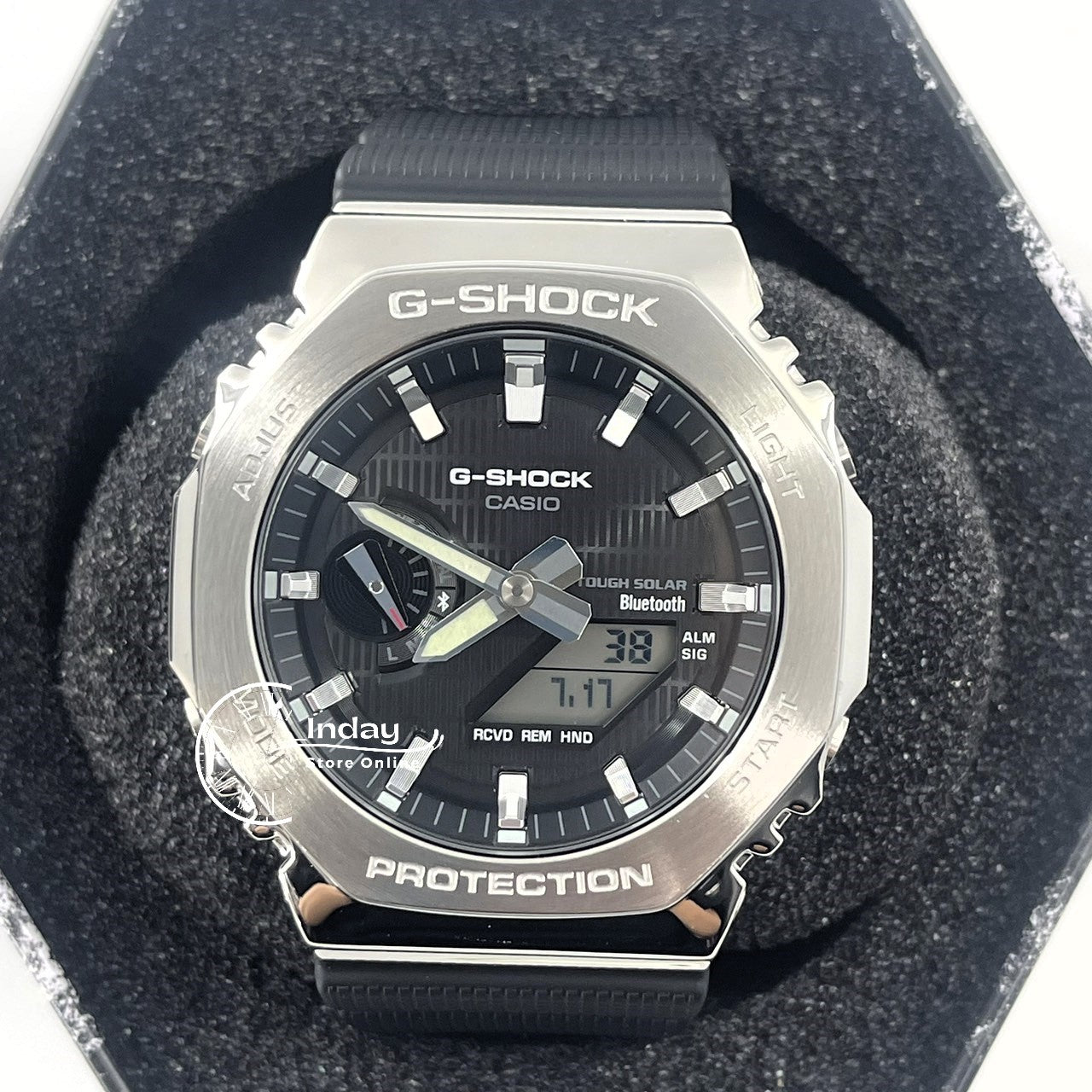 Casio G-Shock G-Steel Men's Watch GBM-2100-1A Shock Resistant Mobile link Bluetooth Tough Solar