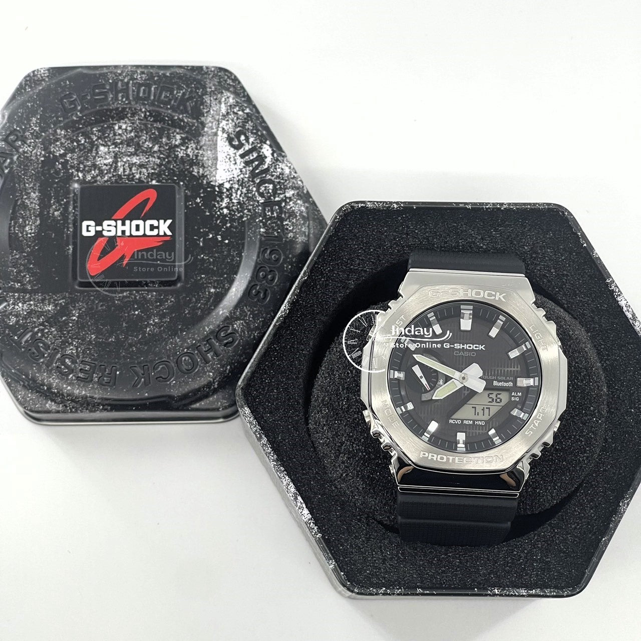 Casio G-Shock G-Steel Men's Watch GBM-2100-1A Shock Resistant Mobile link Bluetooth Tough Solar