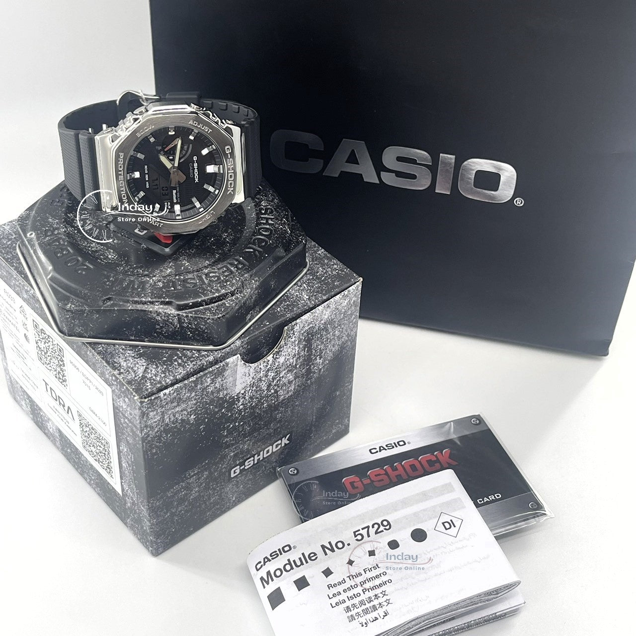 Casio G-Shock G-Steel Men's Watch GBM-2100-1A Shock Resistant Mobile link Bluetooth Tough Solar