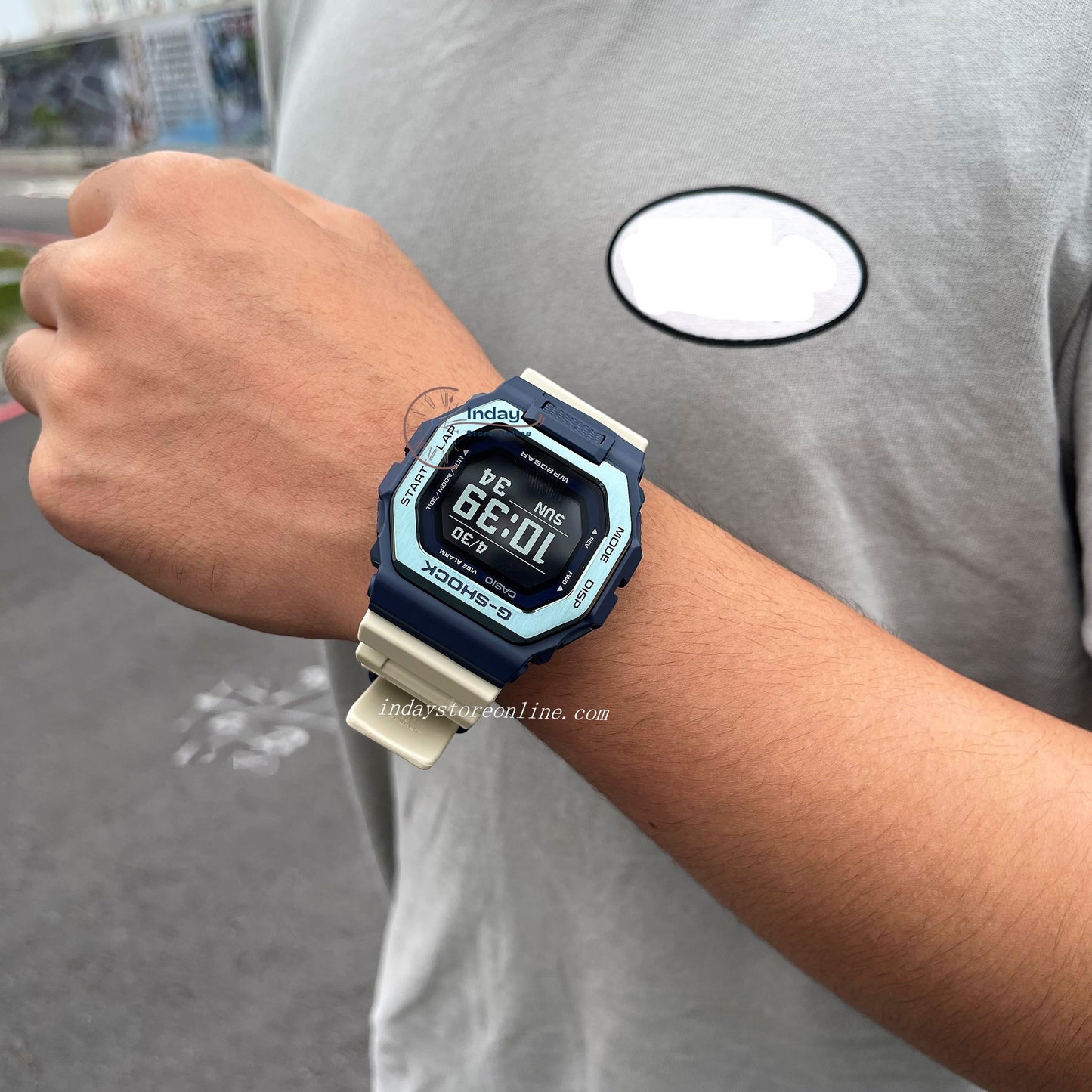 Casio G-Shock Men's Watch GBX-100TT-2 G-Lide GBX-100 Series Sports Watch Mobile link (Wireless linking using Bluetooth®)