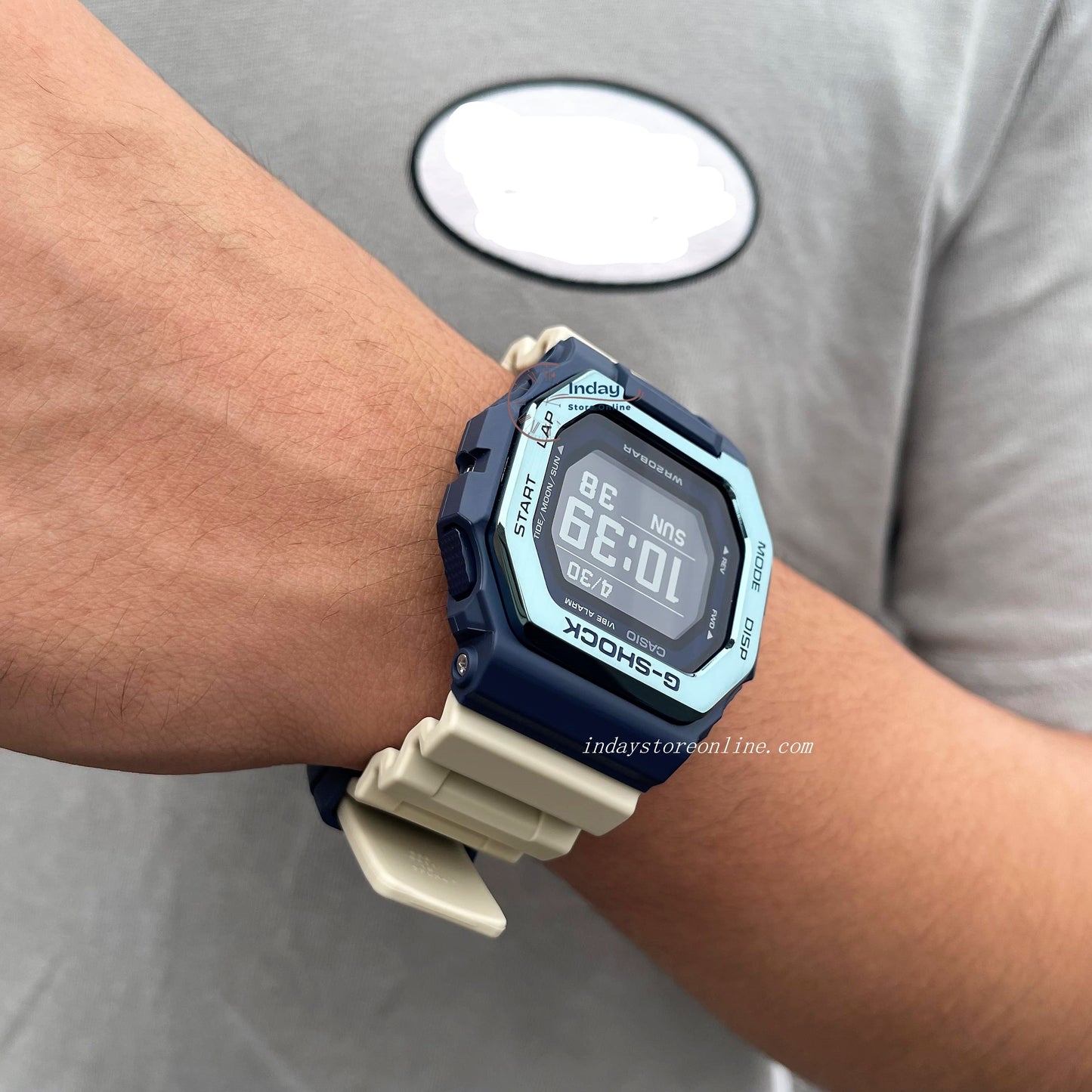 Casio G-Shock Men's Watch GBX-100TT-2 G-Lide GBX-100 Series Sports Watch Mobile link (Wireless linking using Bluetooth®)