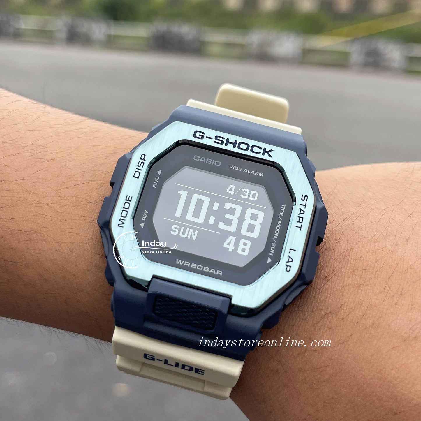 Casio G-Shock Men's Watch GBX-100TT-2 G-Lide GBX-100 Series Sports Watch Mobile link (Wireless linking using Bluetooth®)
