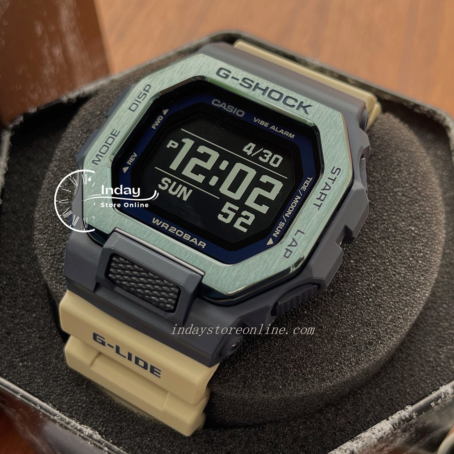Casio G-Shock Men's Watch GBX-100TT-2 G-Lide GBX-100 Series Sports Watch Mobile link (Wireless linking using Bluetooth®)