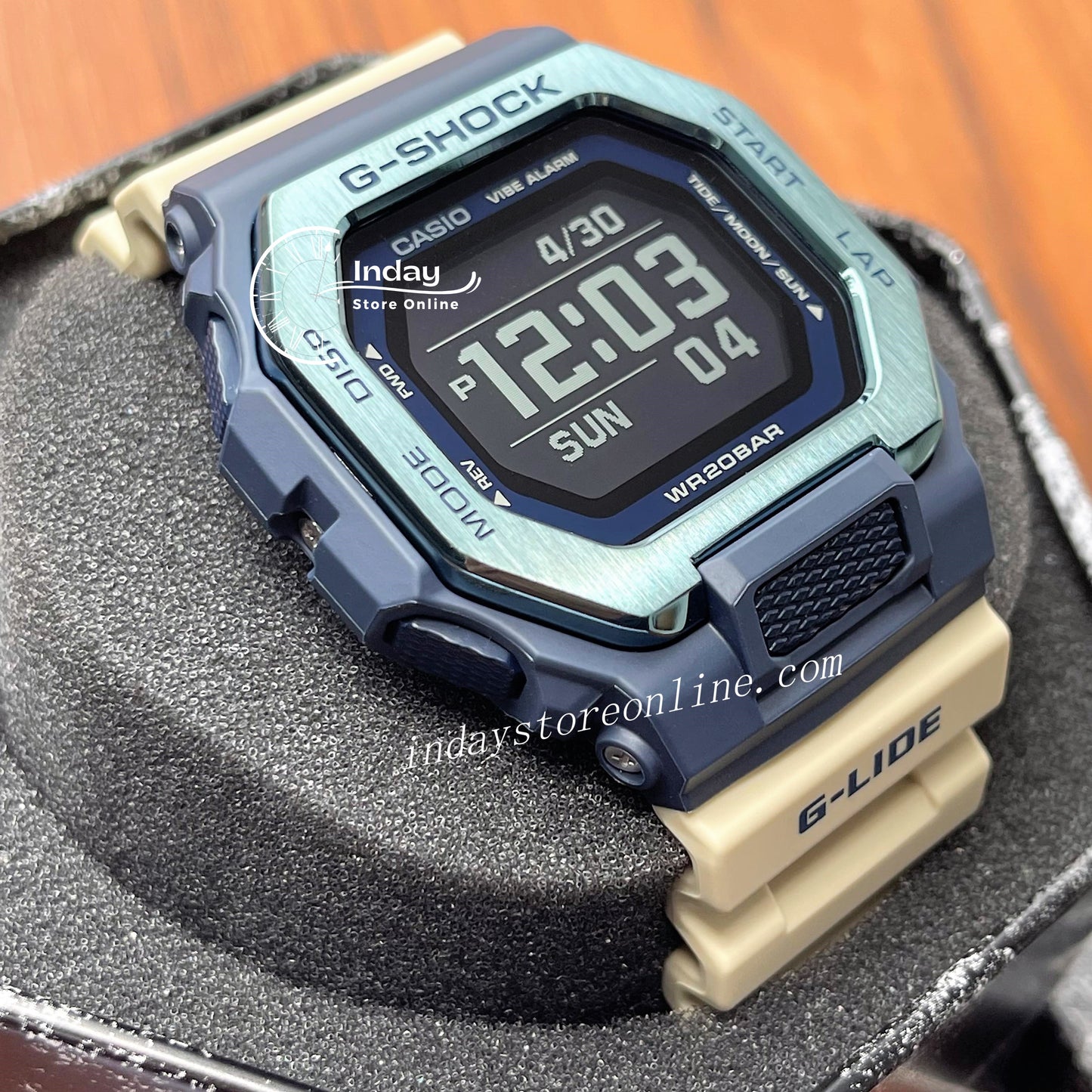 Casio G-Shock Men's Watch GBX-100TT-2 G-Lide GBX-100 Series Sports Watch Mobile link (Wireless linking using Bluetooth®)