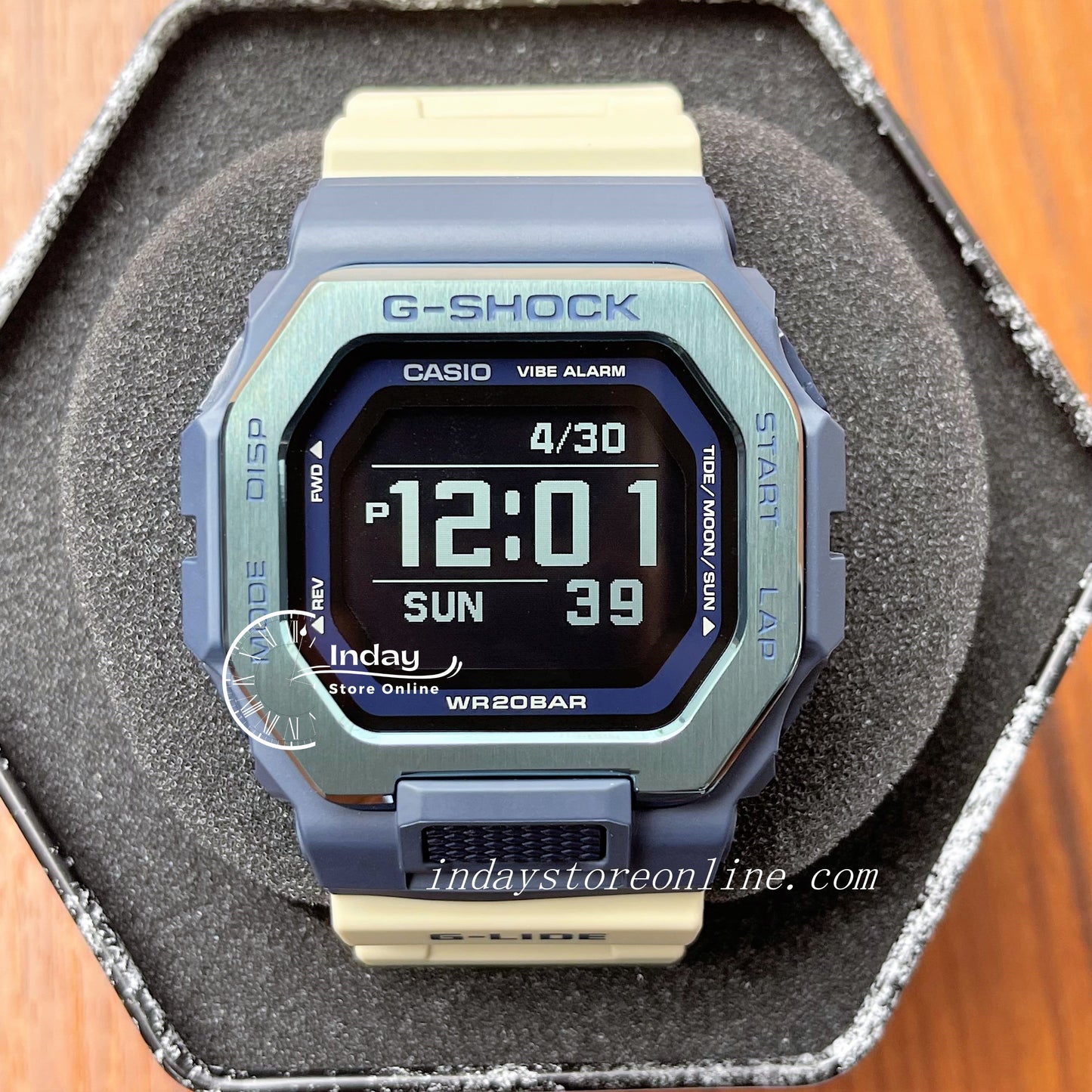 Casio G-Shock Men's Watch GBX-100TT-2 G-Lide GBX-100 Series Sports Watch Mobile link (Wireless linking using Bluetooth®)
