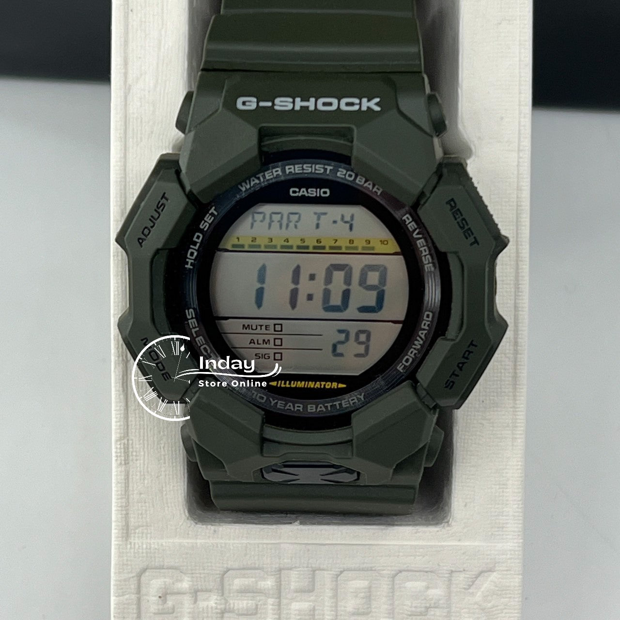 Casio G-Shock Men's Watch GD-010-3D Resin Band Shock Resistant Battery Life 10-Years