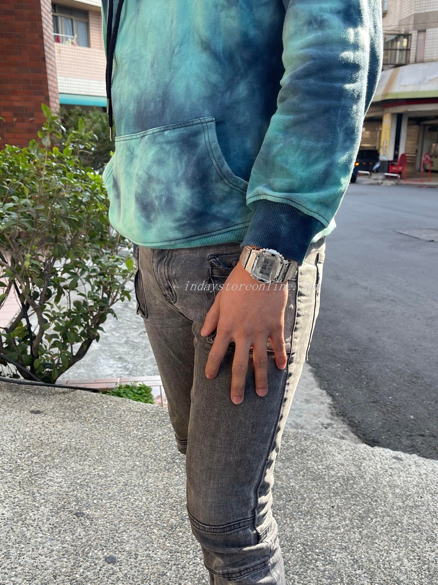 Casio G-Shock Men's Watch GM-5600SCM-1 Digital 5600 Series Transparent Color Shock Resistant 200-meter Water Resistance Mineral Glass