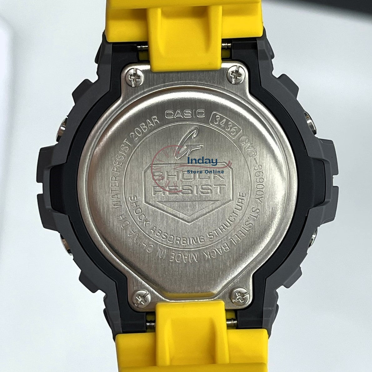 Casio G-Shock Women's Watch GMD-S6900Y-9 Digital Resin Band Shock Resistant Mineral Glass