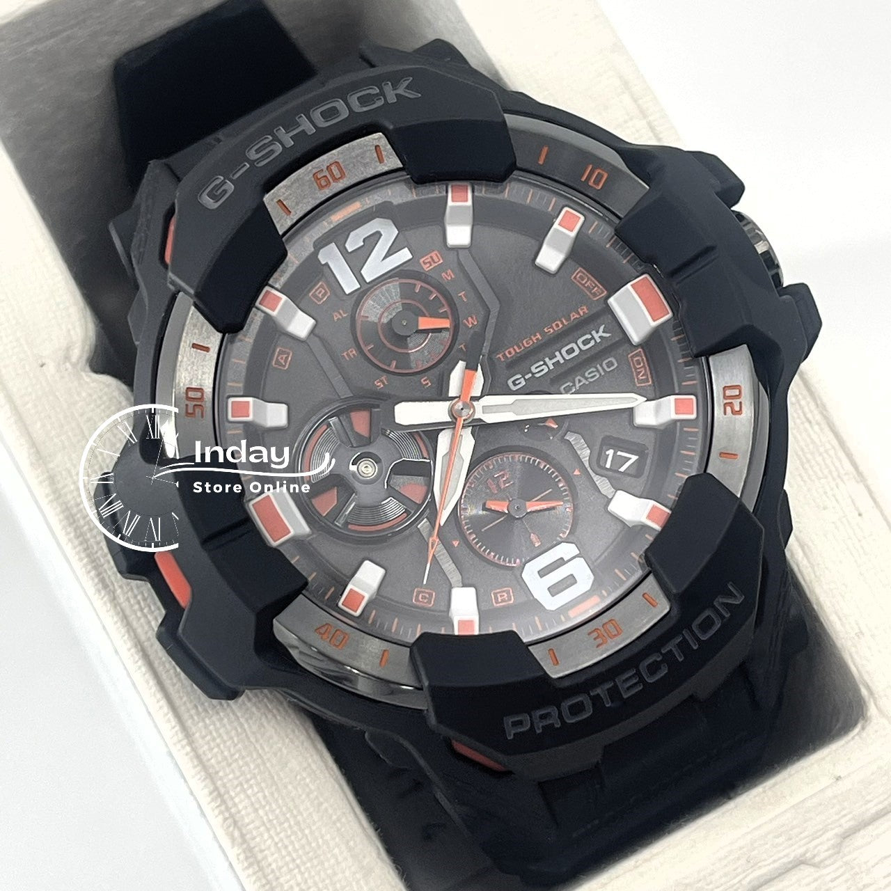 Casio G-Shock Gravitymaster Men's Watch GR-B300-1A4 Shock Resistant Mobile link Bluetooth Tough Solar