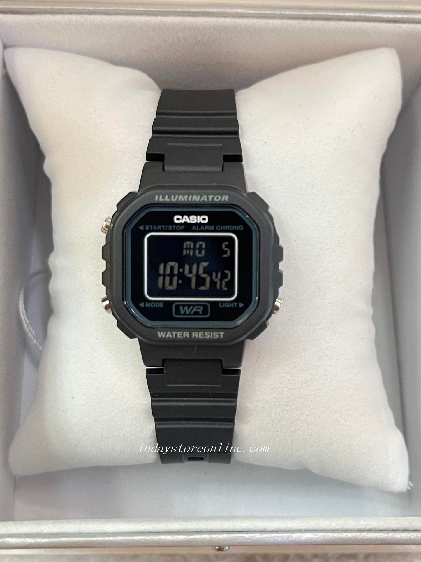 Casio Digital Women's Watch LA-20WH-1B Digital Resin Band Resin Glass