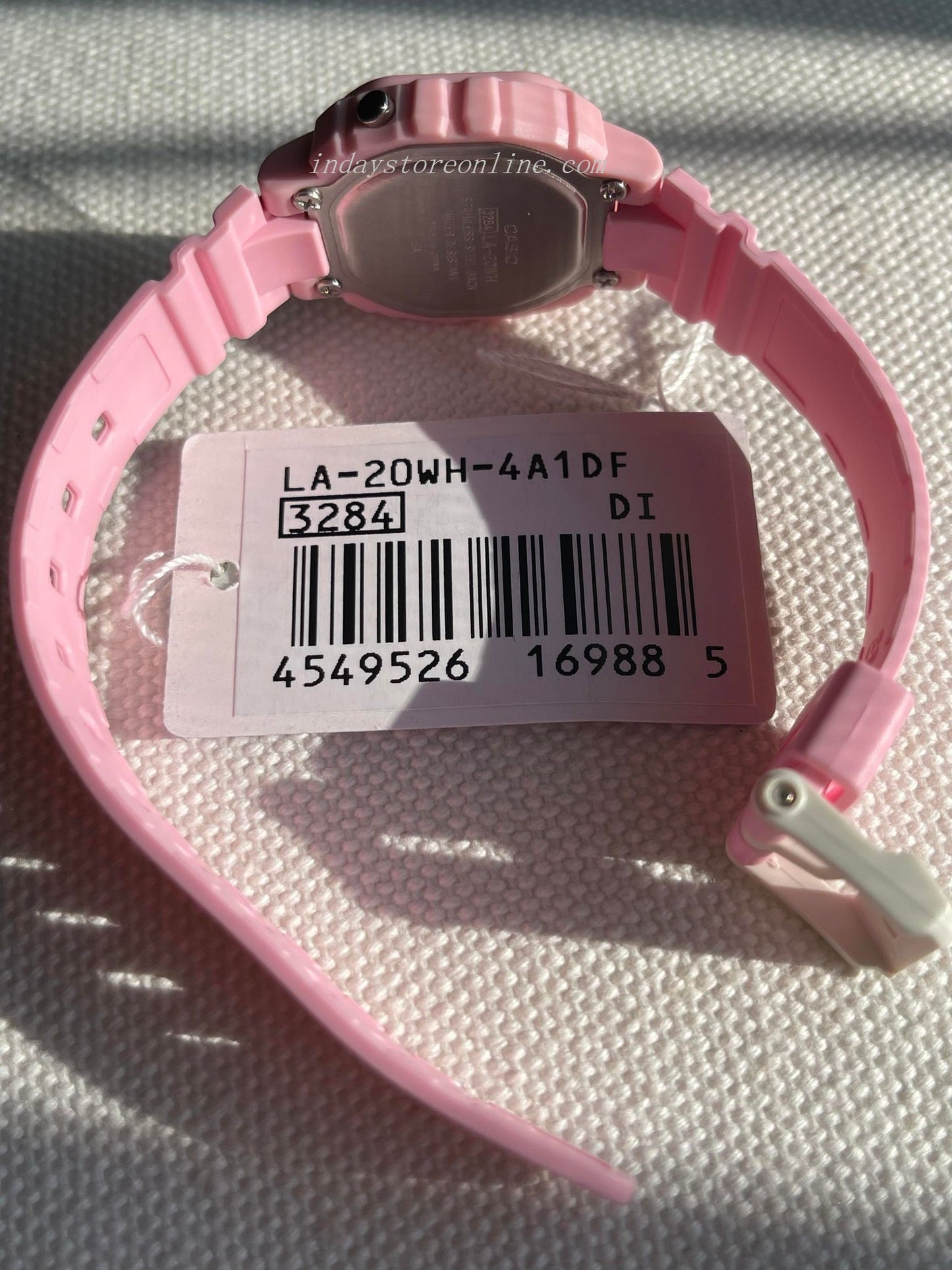 Casio Digital Women's Watch LA-20WH-4A1 Digital Resin Pink Color Band Resin Glass