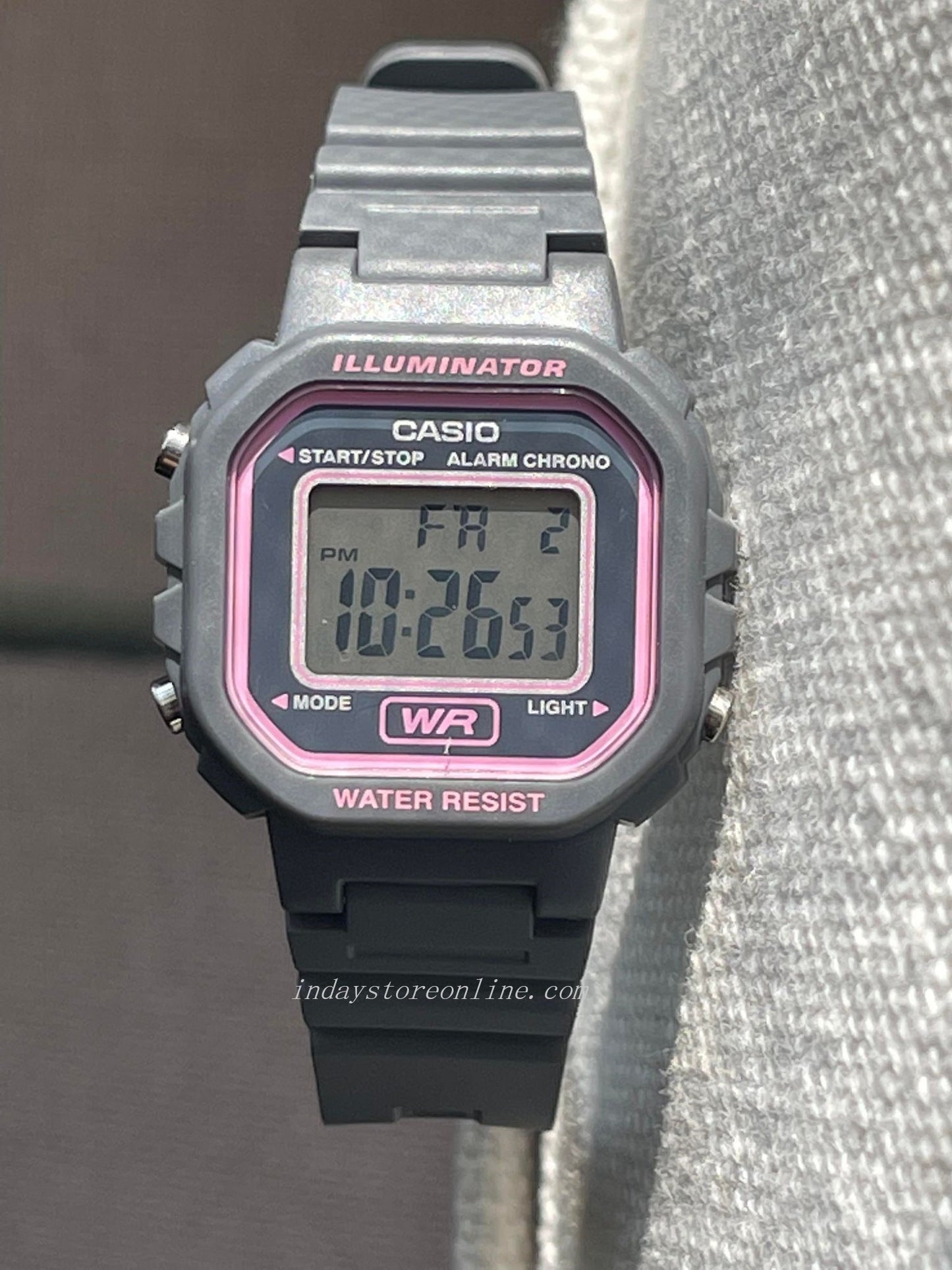 Casio Digital Women's Watch LA-20WH-8A Digital Resin Band Resin Glass