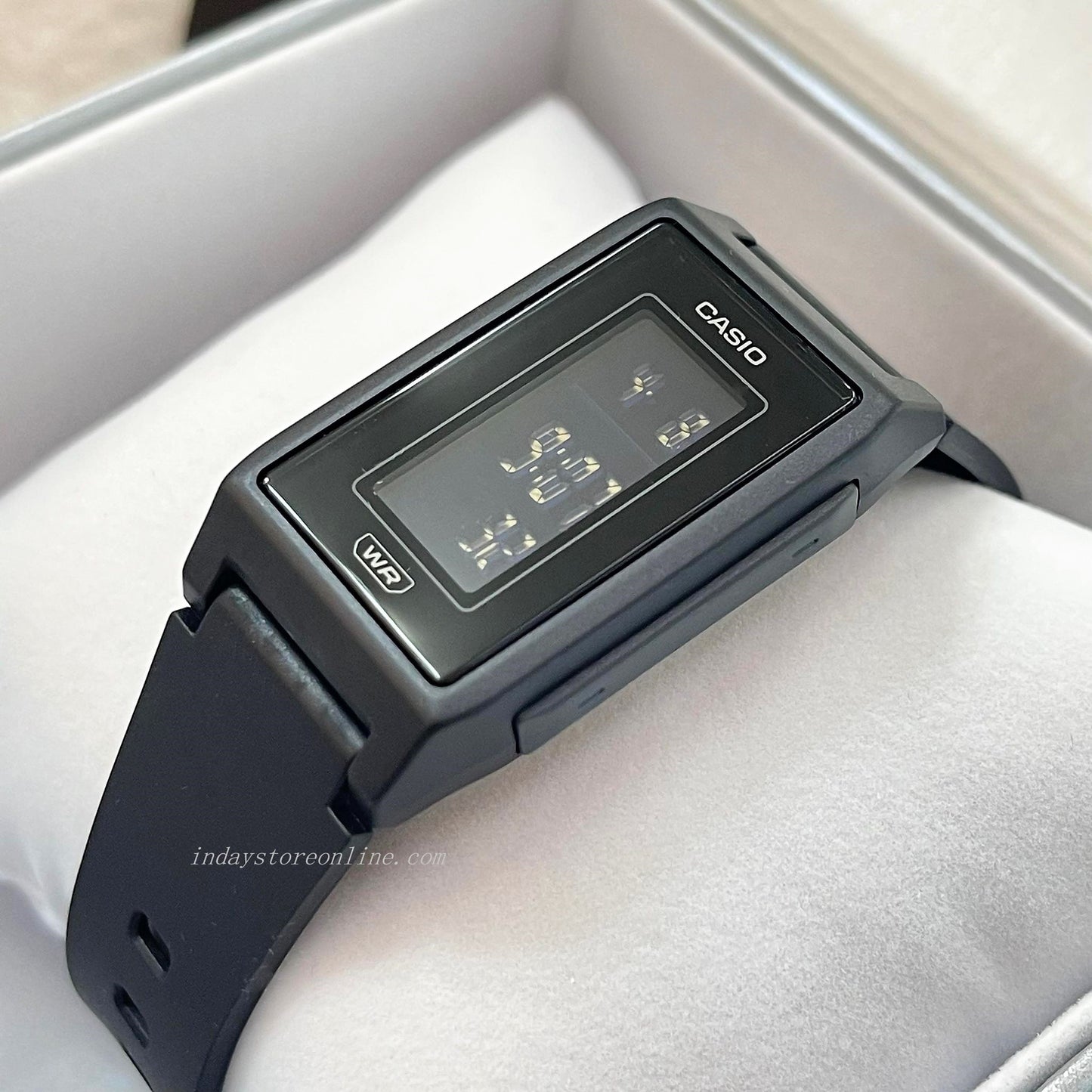 Casio Digital Women's Watch LF-10WH-1 Digital Resin Band Resin Glass