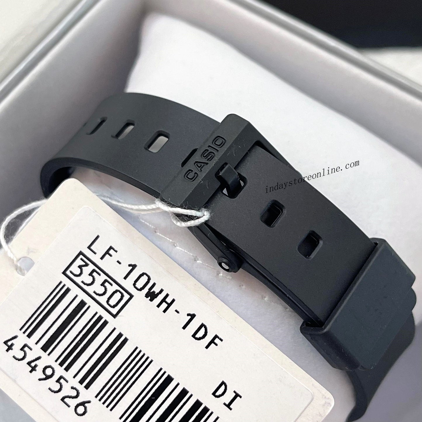 Casio Digital Women's Watch LF-10WH-4 Digital Resin Band Resin Glass