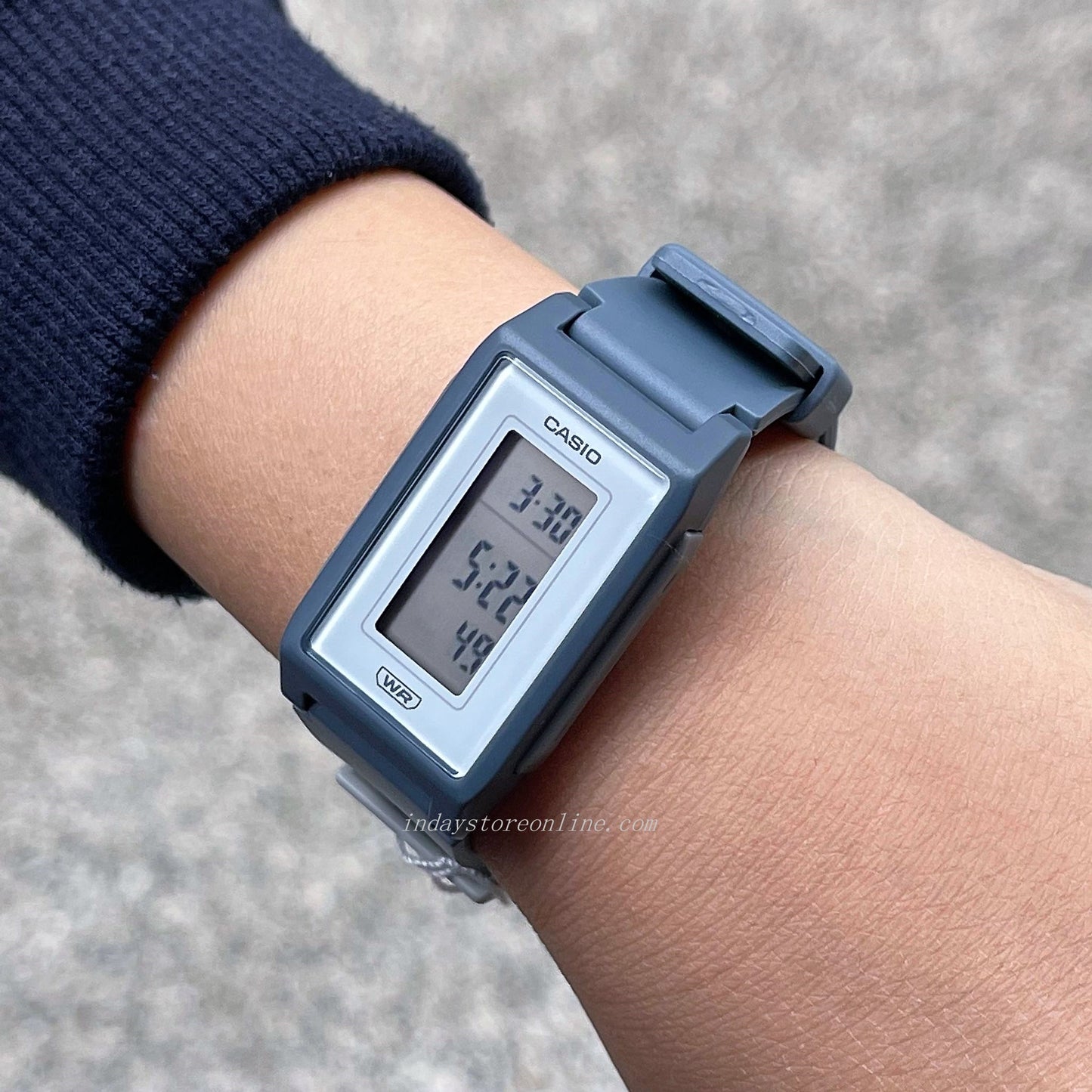 Casio Digital Women's Watch LF-10WH-2 Digital Resin Band Resin Glass